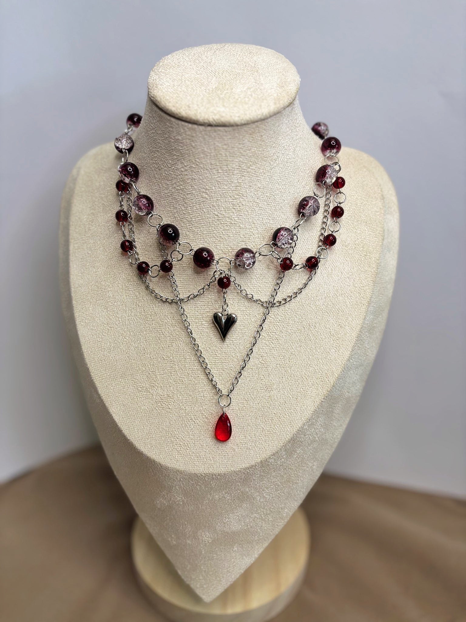 ❤️ Deep Love Necklace - Handmade Dark x Cute Jewelry