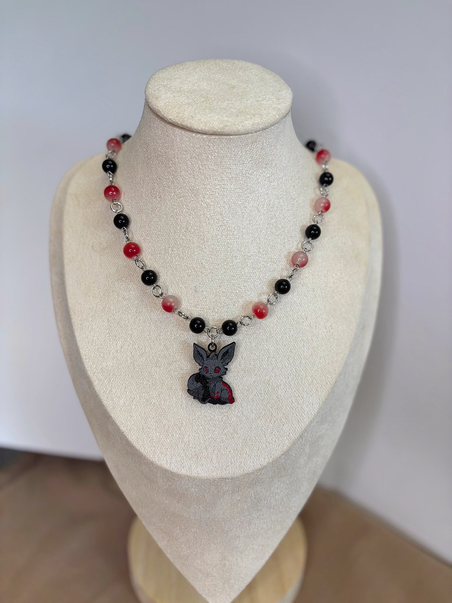 🦊 Shadow Fox Necklace - Handmade Dark x Cute Jewelry