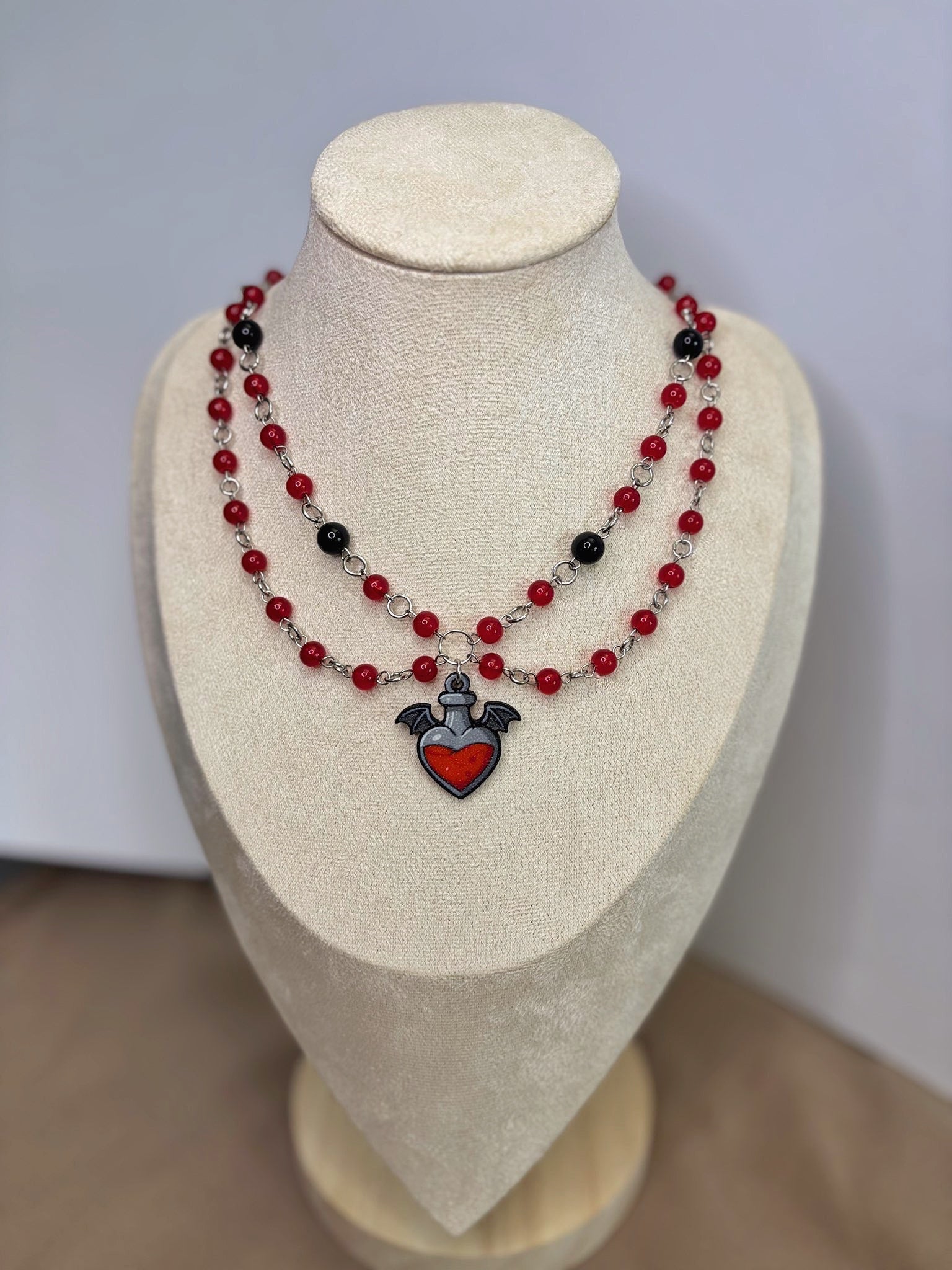 ❤️ Love Potion Necklace - Handmade Dark x Cute Jewelry