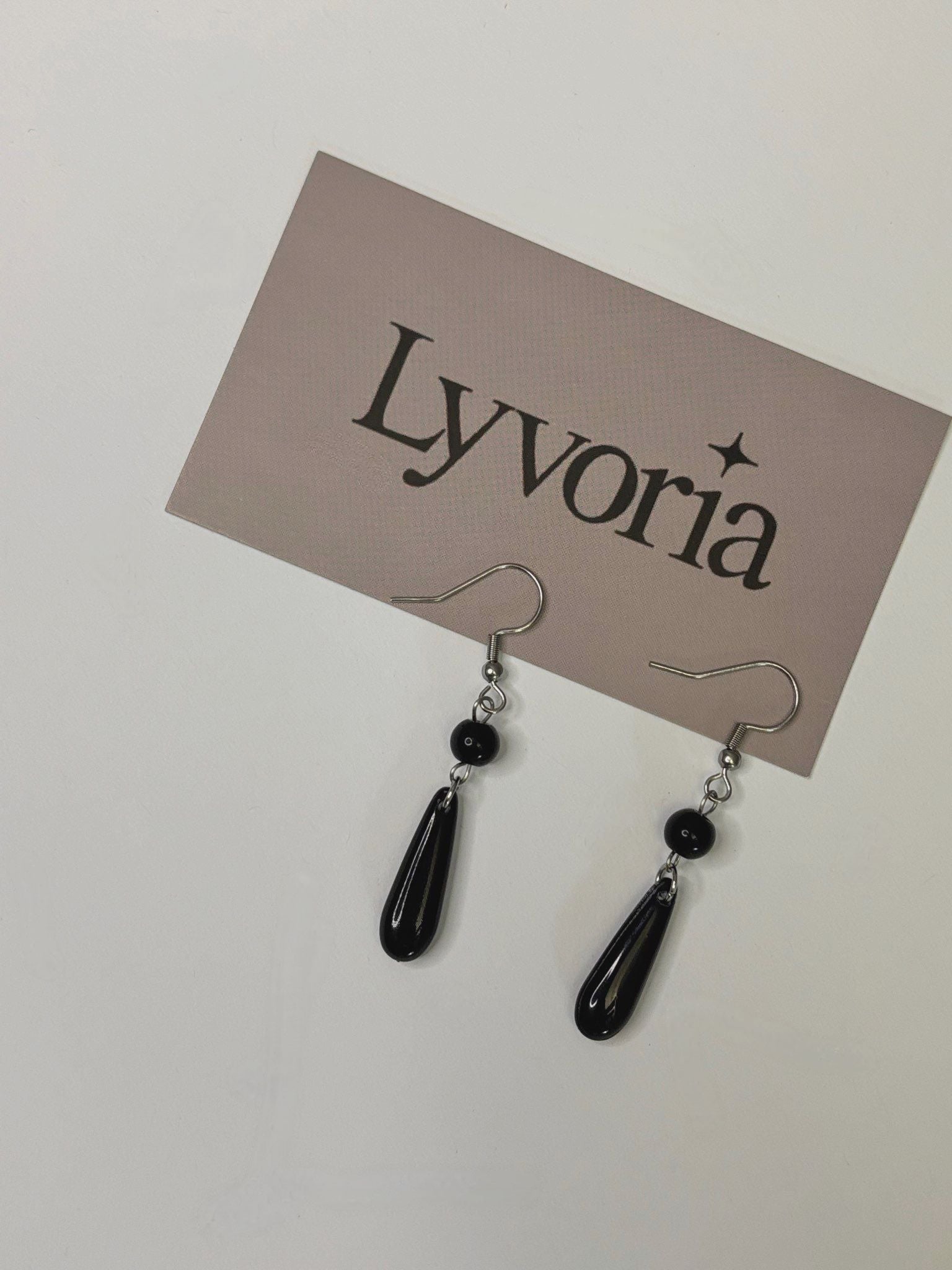 🩸 Midnight Drip Earrings - Handmade Dark x Cute Jewelry