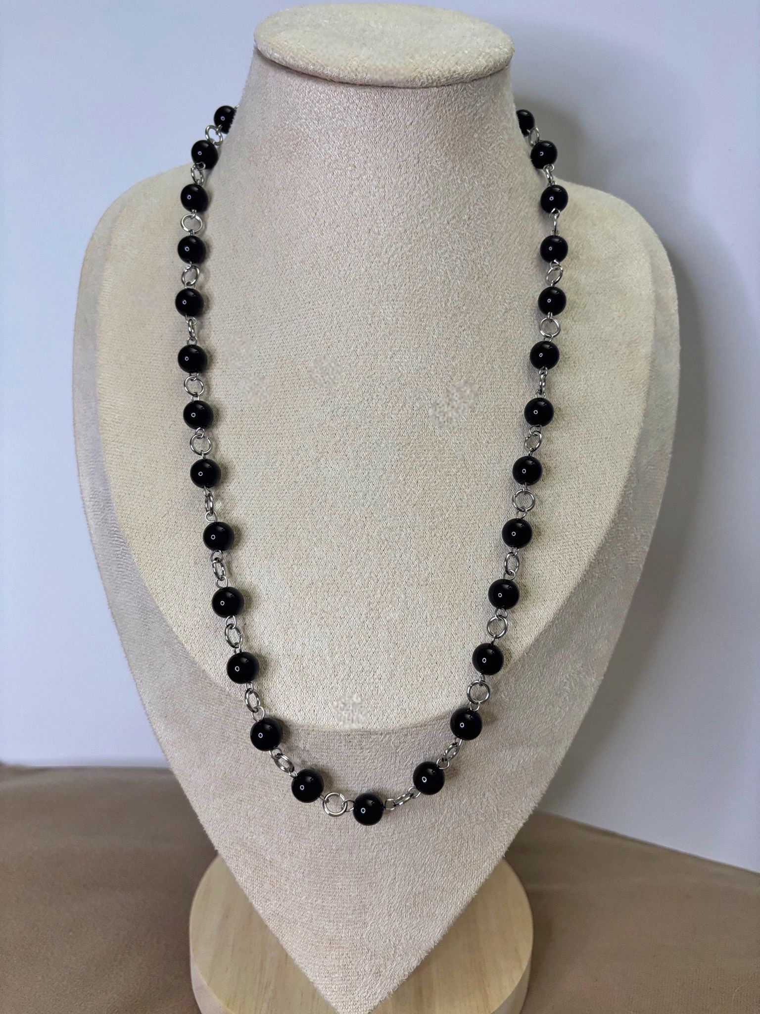 🖤 Obsidian Chain - Handmade Dark x Cute Jewelry
