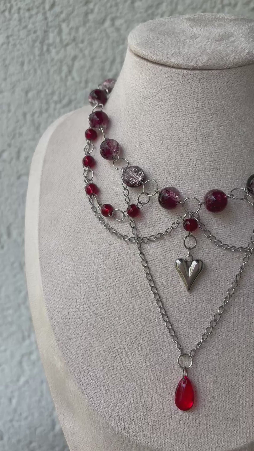 ❤️ Deep Love Necklace - Handmade Dark x Cute Jewelry
