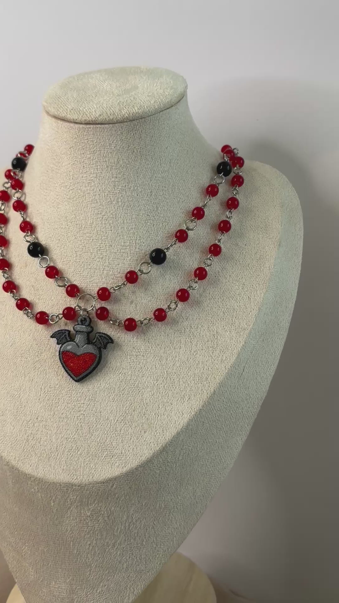 ❤️ Love Potion Necklace - Handmade Dark x Cute Jewelry