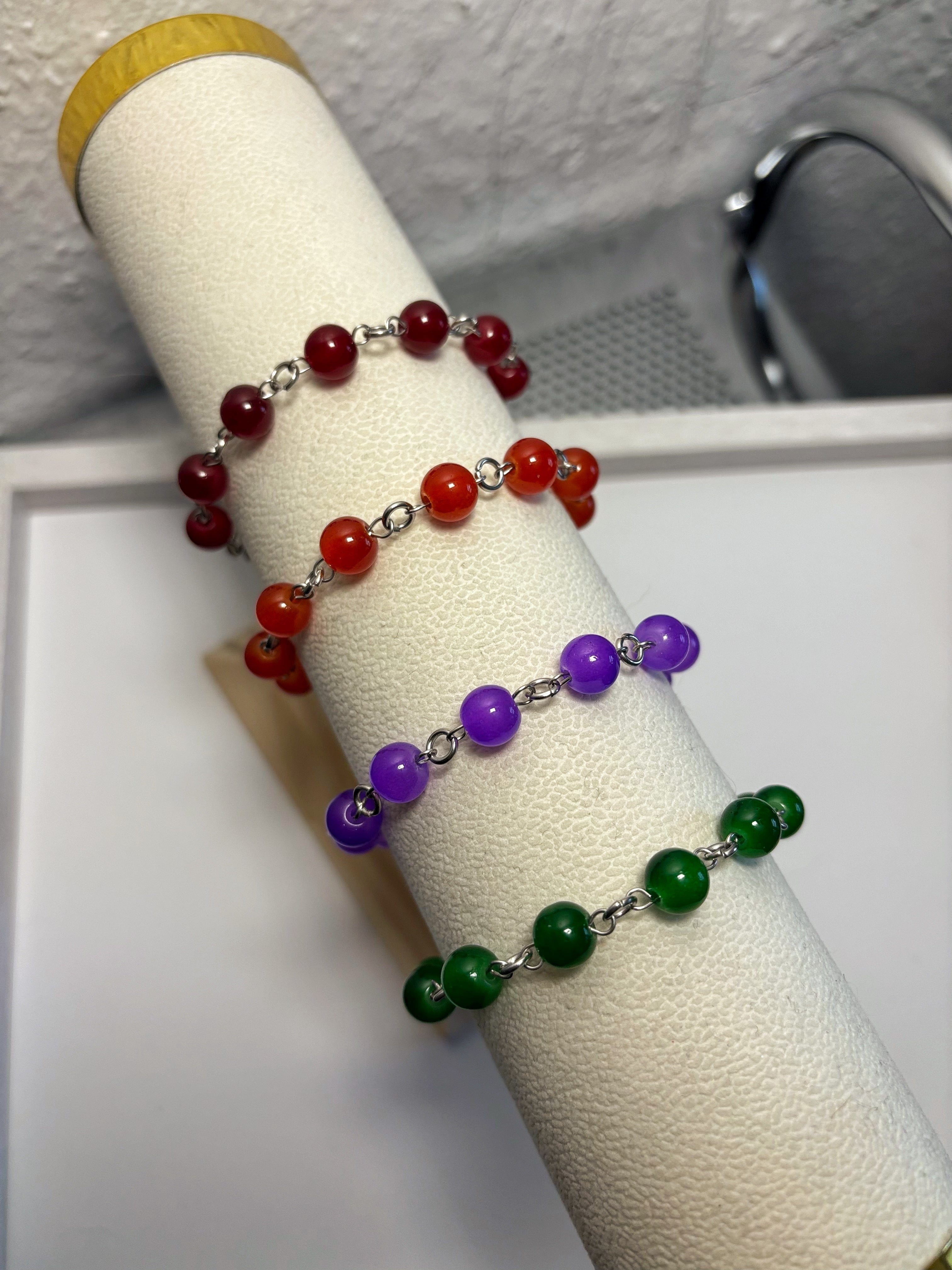 ✨Soft Bead Bracelets - Dark x Cute Handmade Jewelry