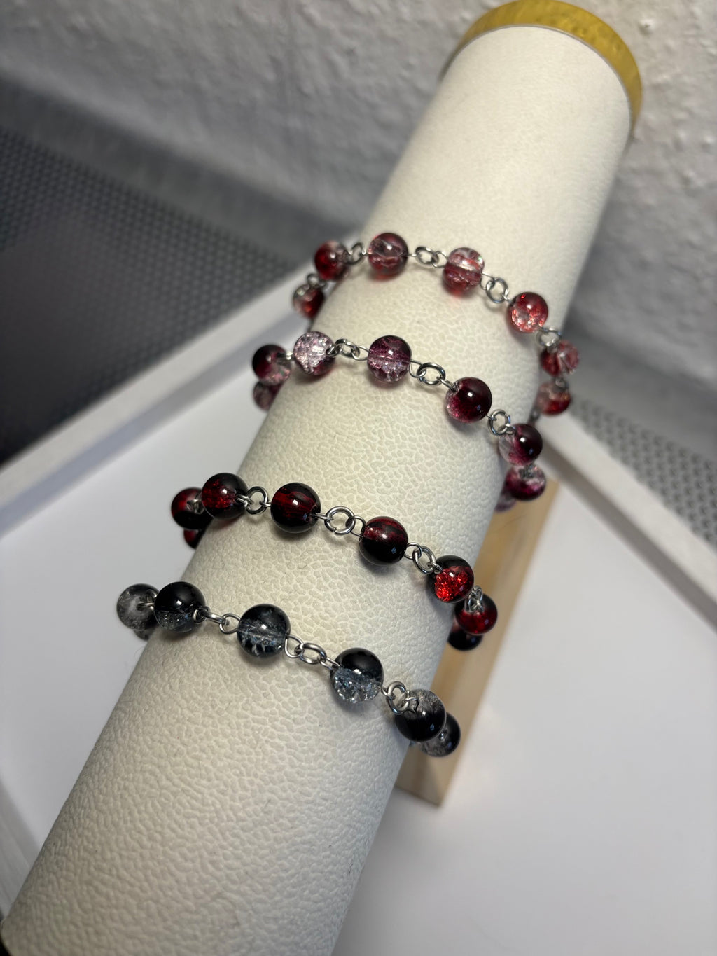 🌙 Crackle Moon Bracelets - Dark x Cute Handmade Jewelry