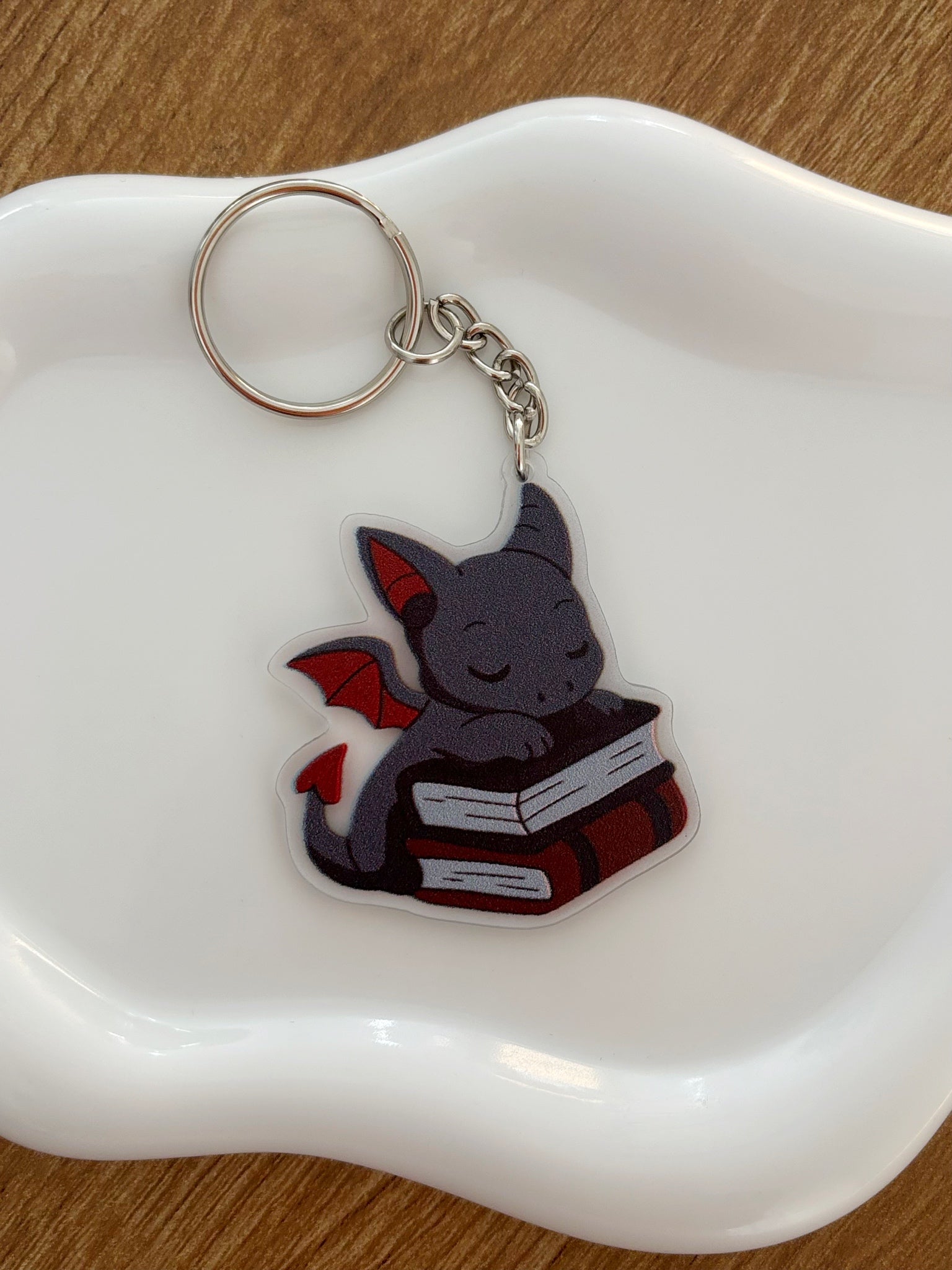 Book Lover - Dark Cute Acryl Anhänger