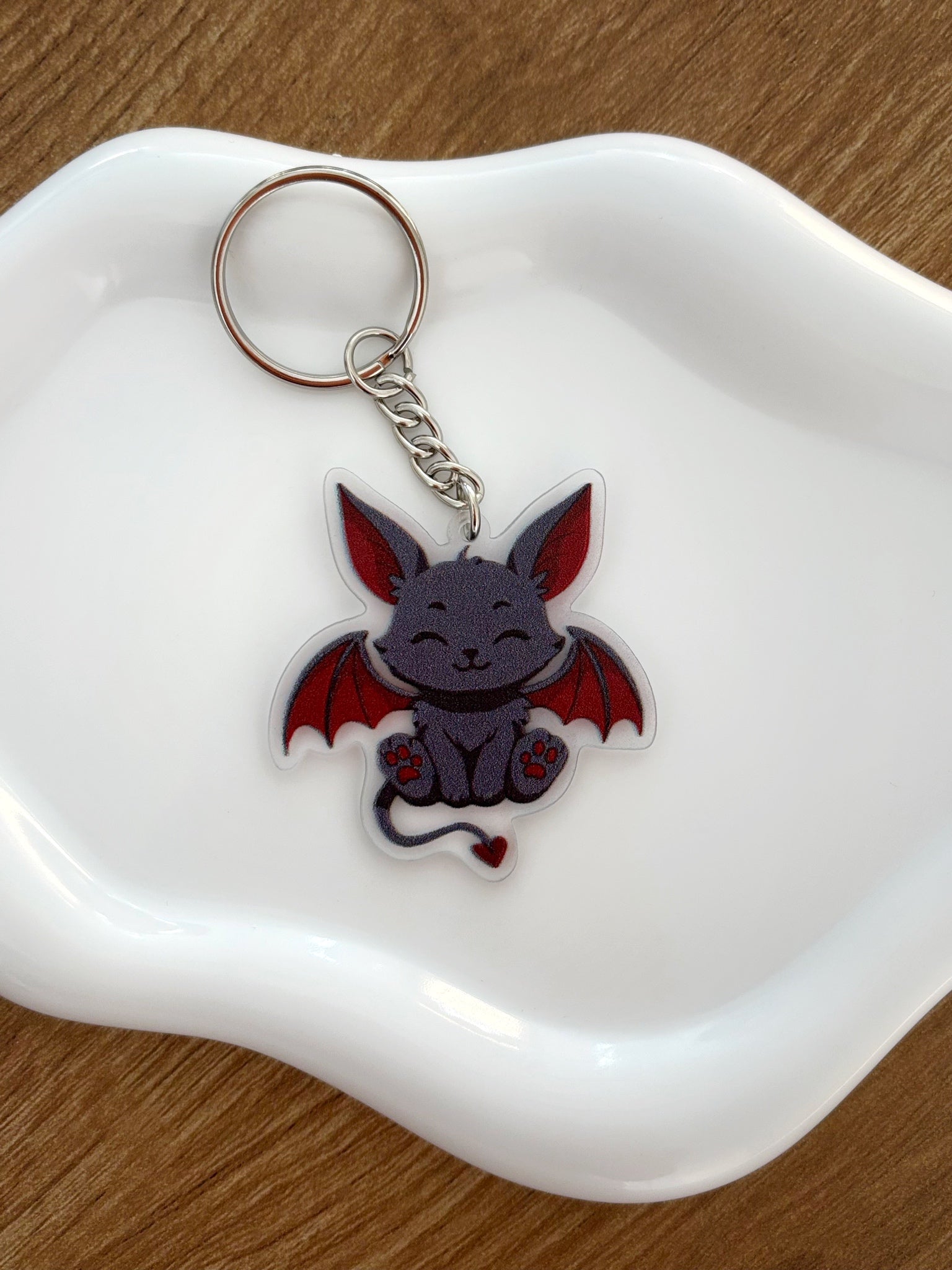 Night Batcat - Dark Cute Acryl Anhänger