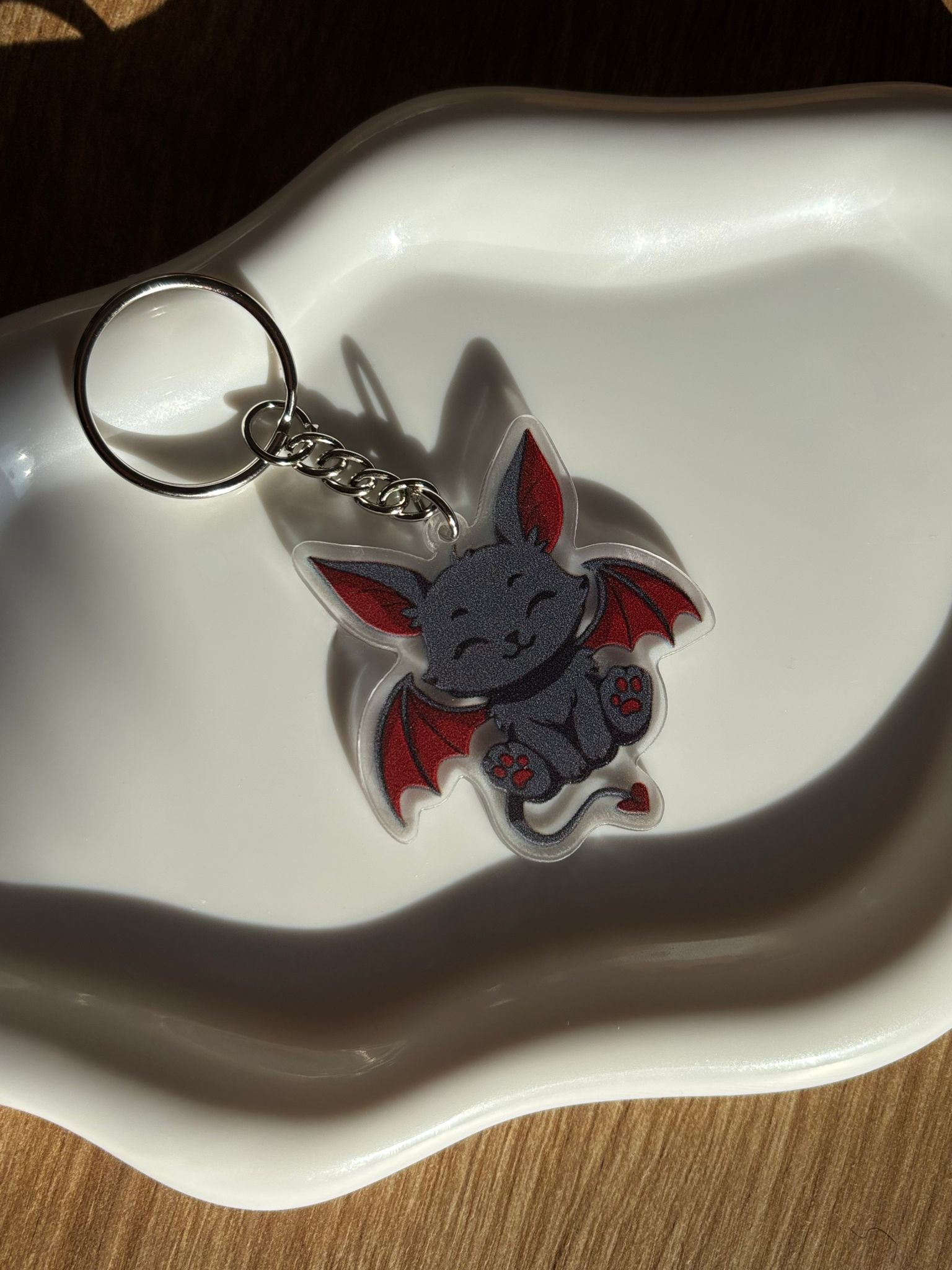 Night Batcat - Dark Cute Acryl Anhänger