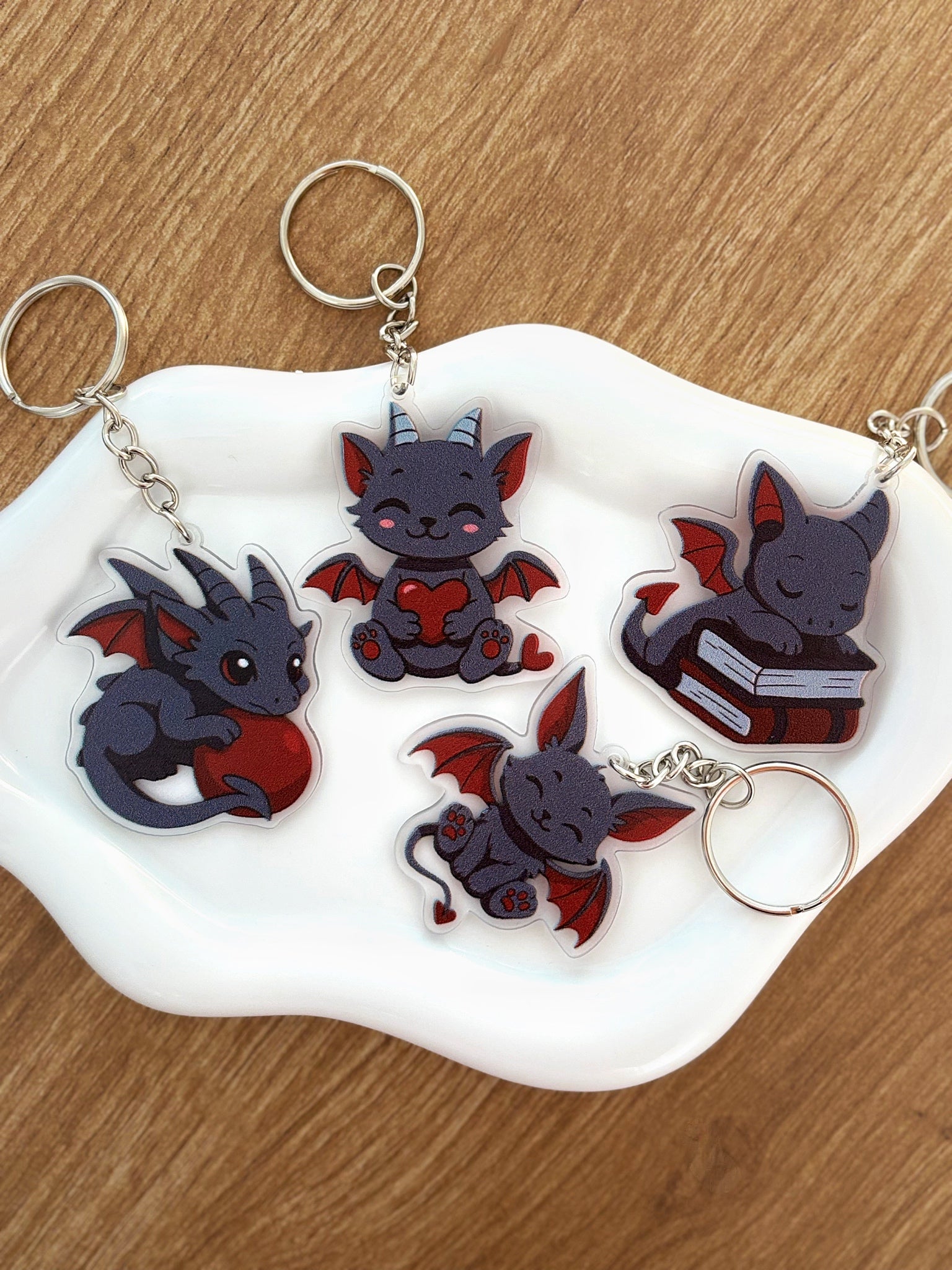 Dark Friends - Dark Cute Acryl Anhänger Set