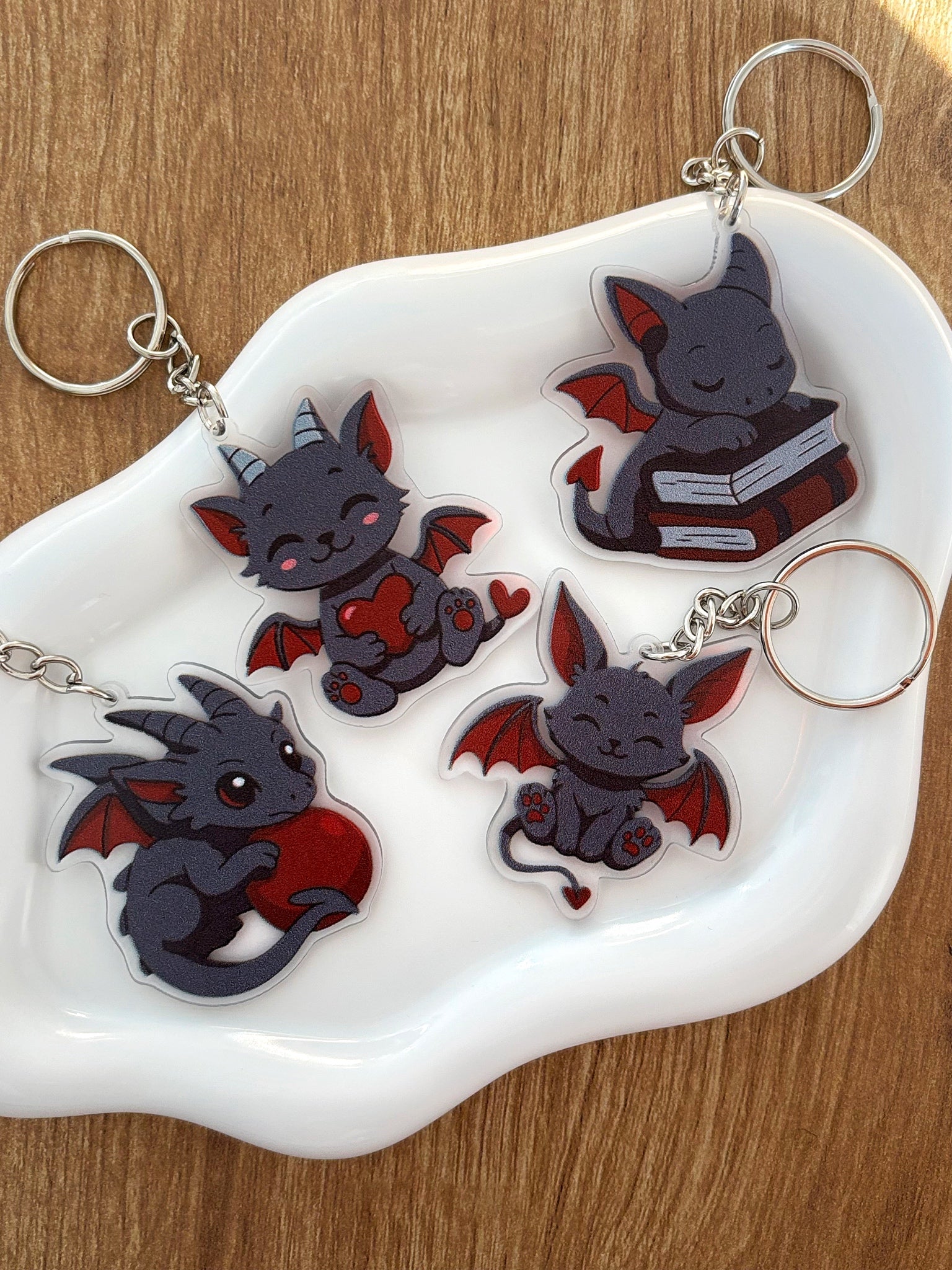 Dark Friends - Dark Cute Acryl Anhänger Set