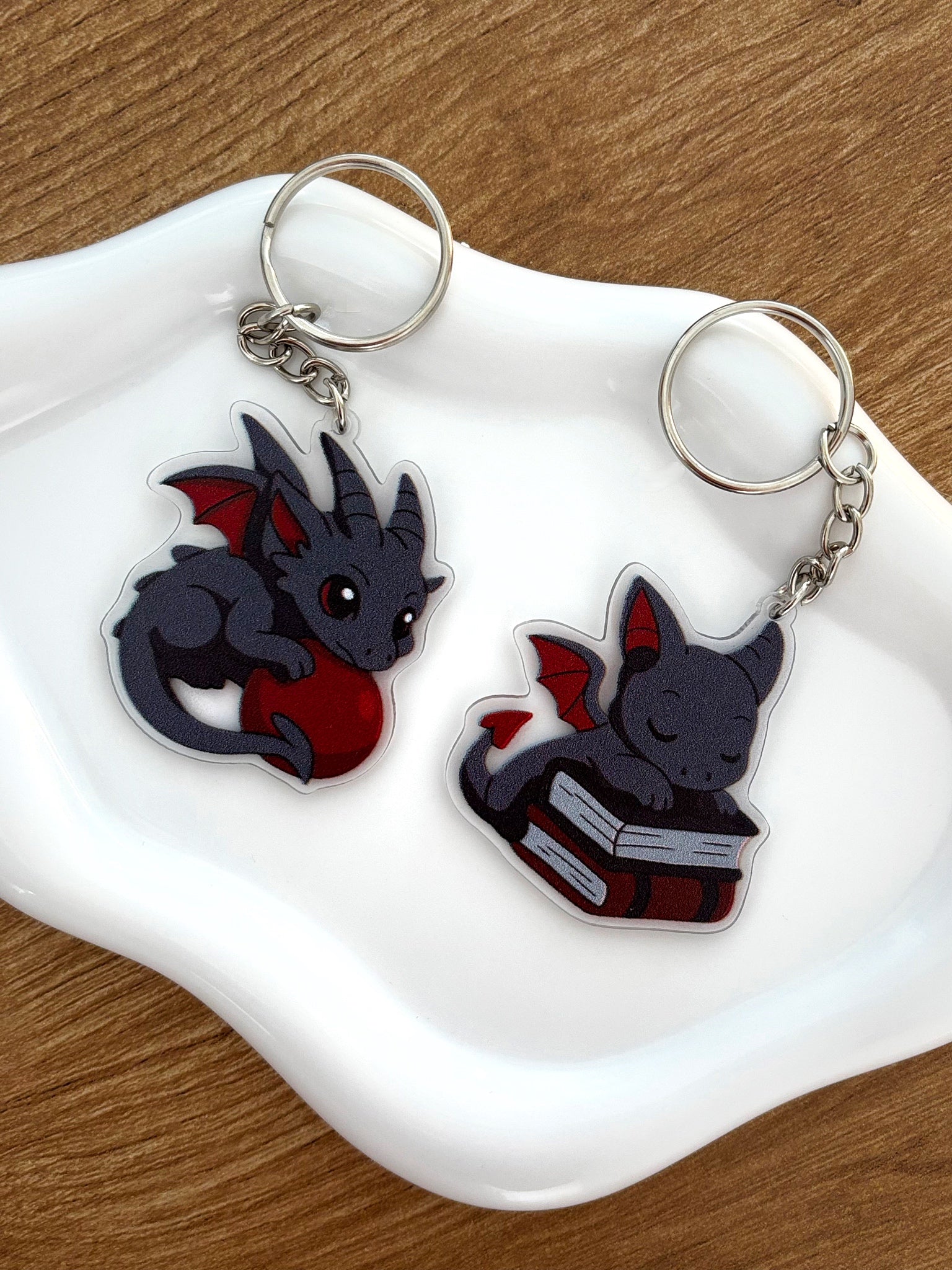 Cute Dragon's - Dark Cute Acryl Anhänger Set