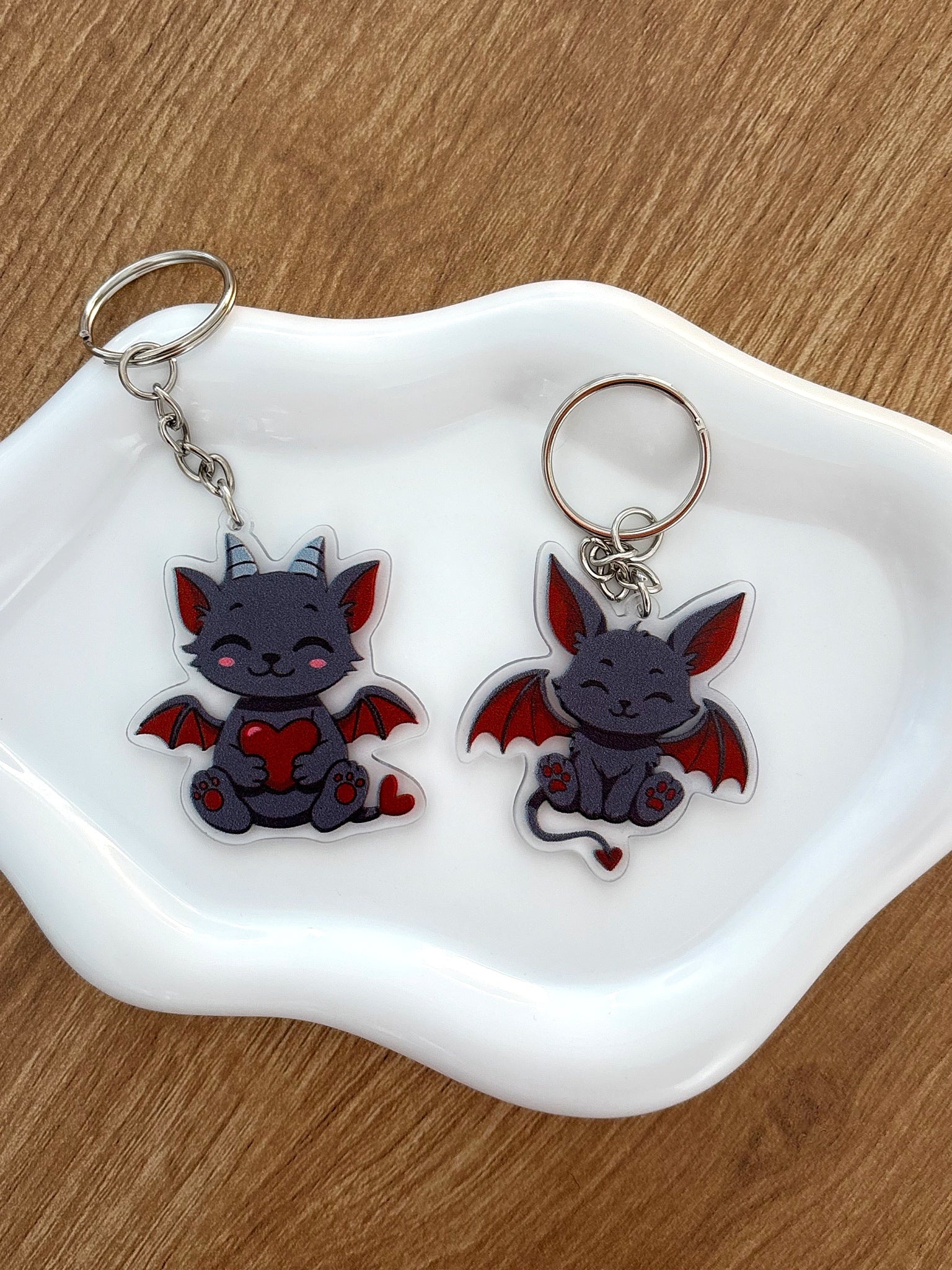 Little Friends - Dark Cute Acryl Anhänger Set