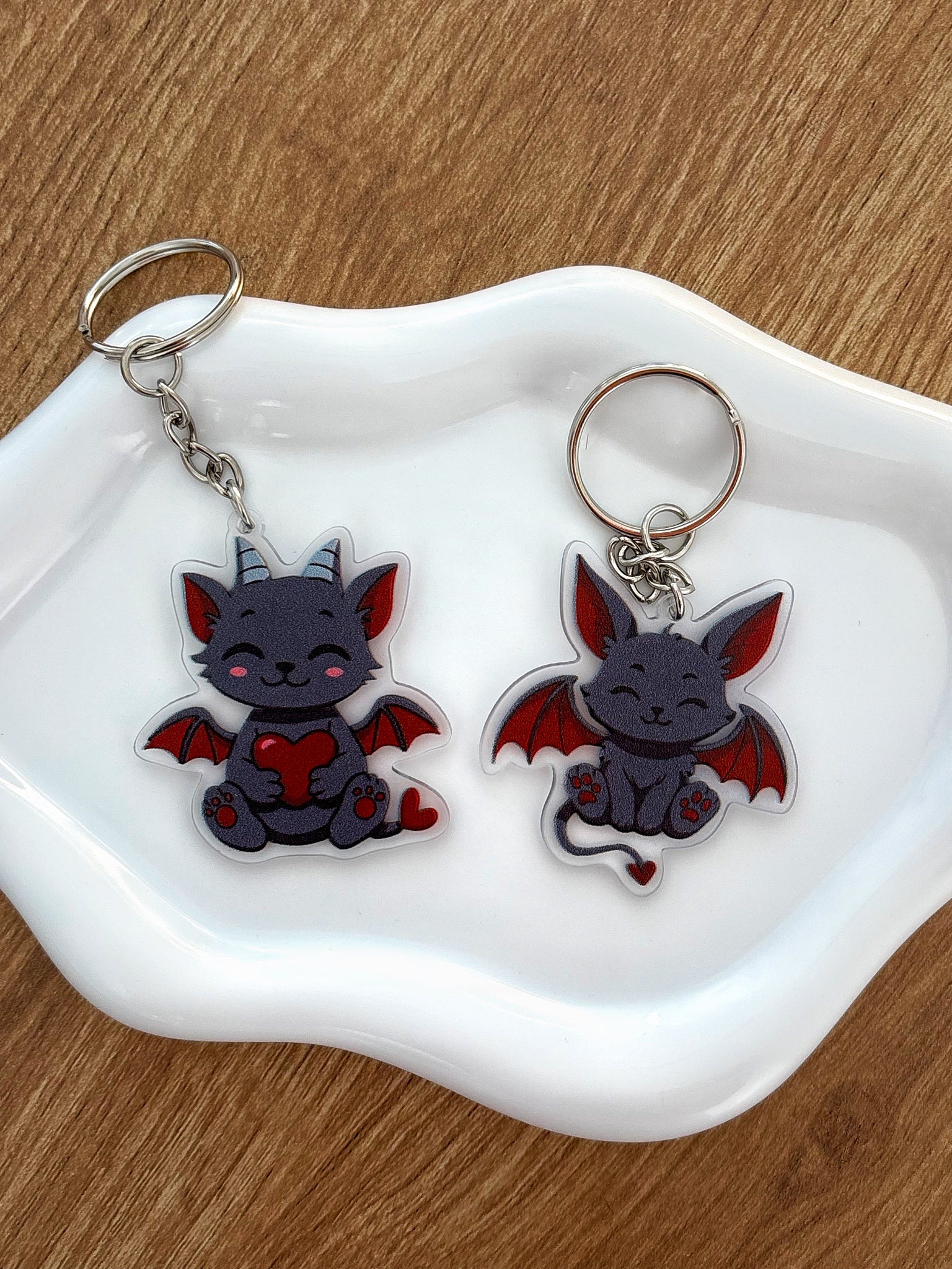 Little Friends - Dark Cute Acryl Anhänger Set