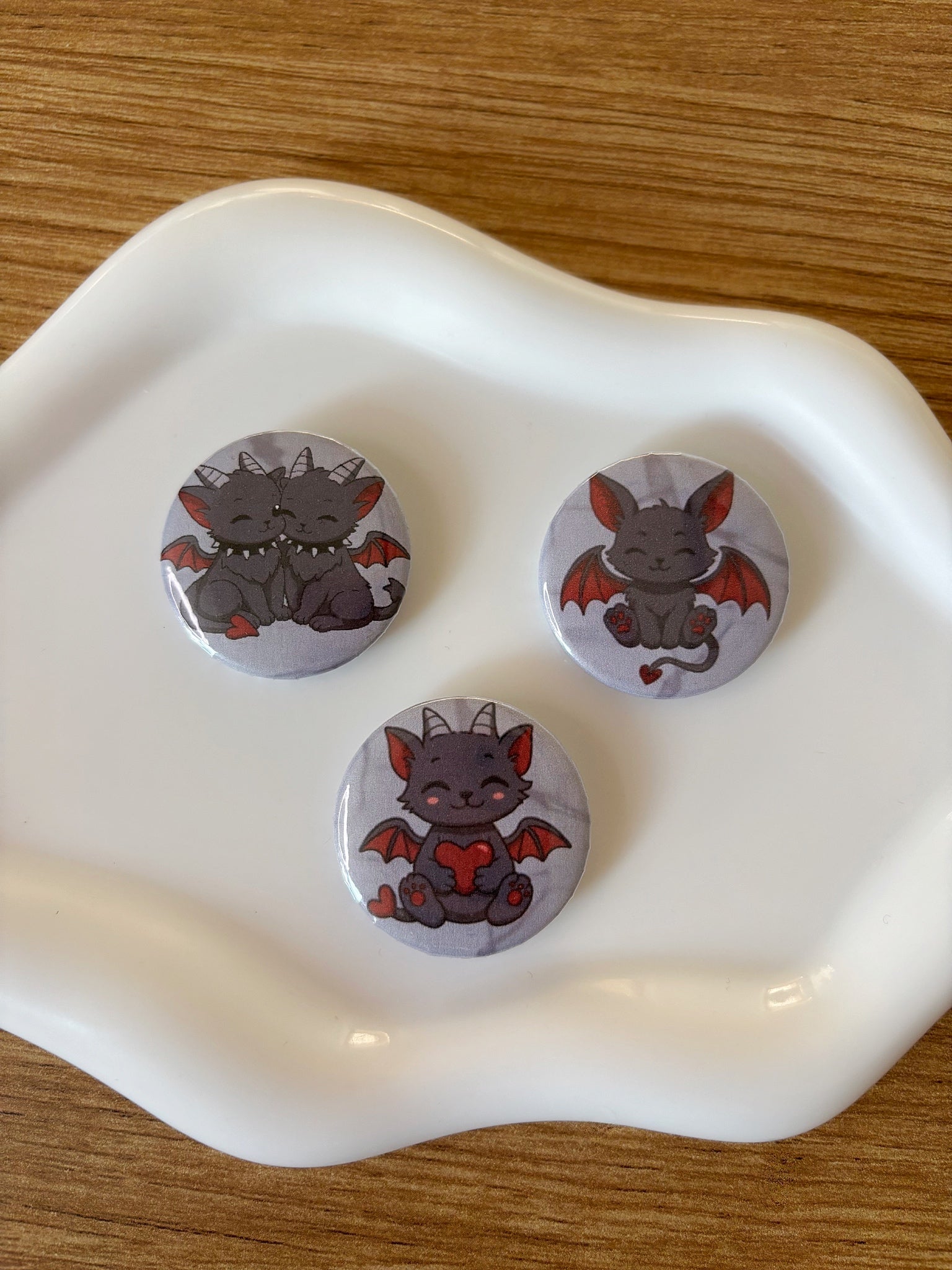 Night Bond - Dark Cute Button Set