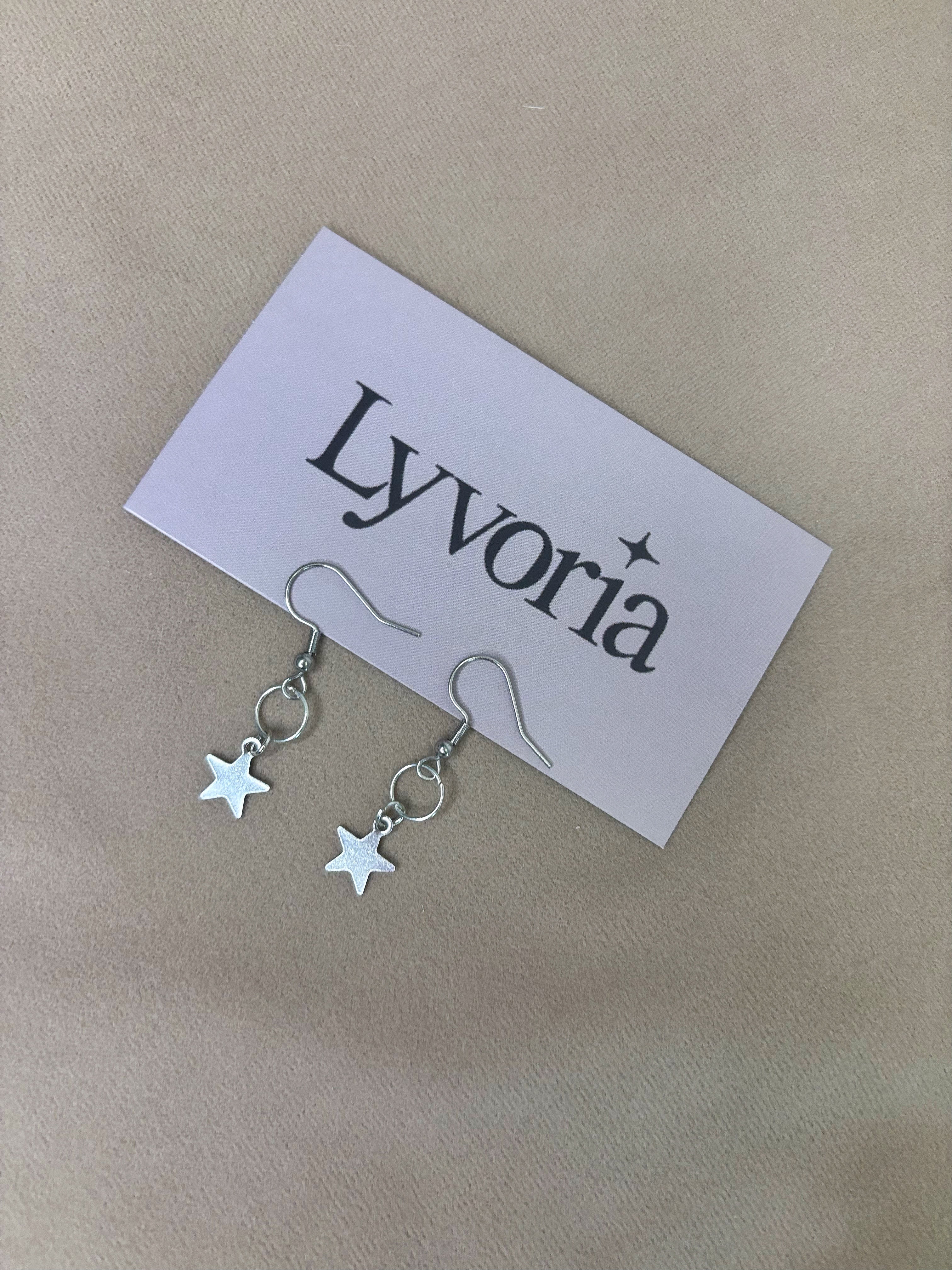 ✨ Tiny Starlight Earrings - Handmade Dark x Cute Jewelry