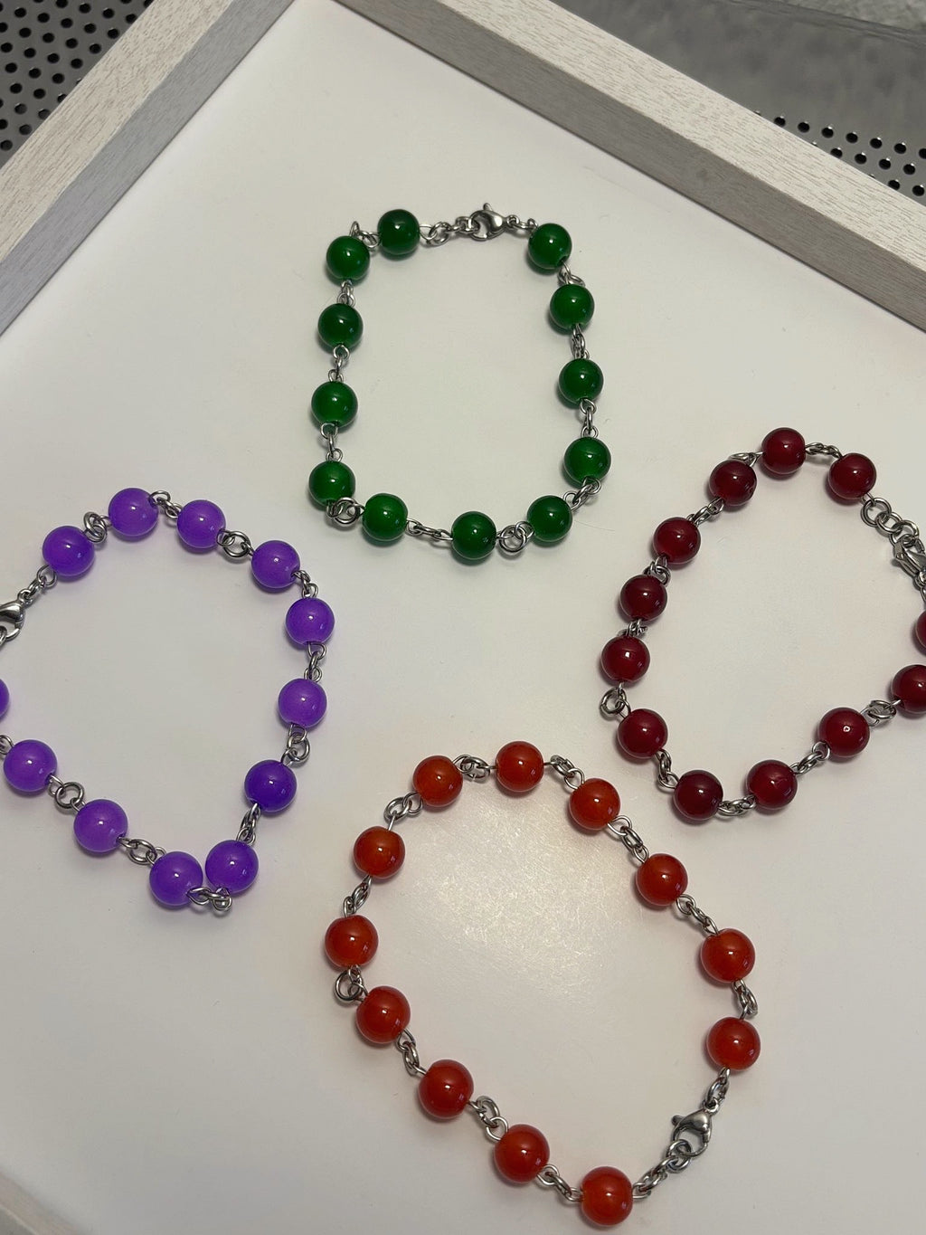 ✨Soft Bead Bracelets - Dark x Cute Handmade Jewelry