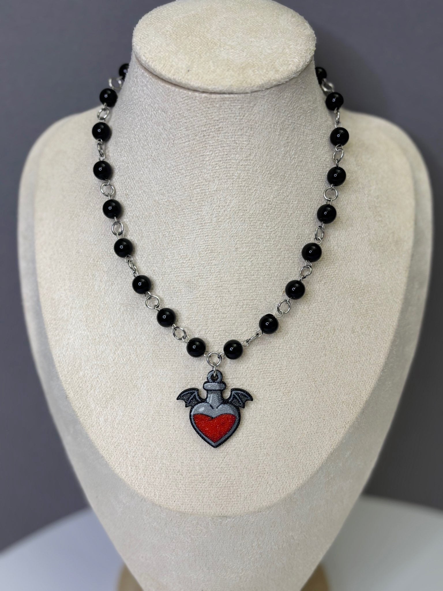 ❤ Poisoned Love Necklace - Handmade Dark x Cute Jewelry