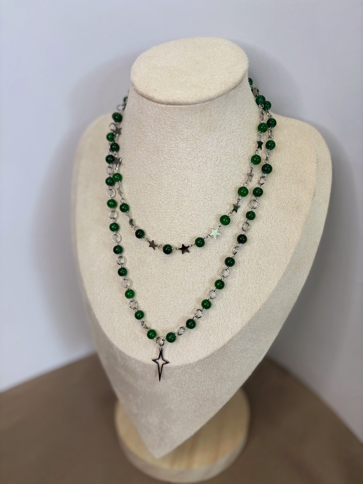 ✨ Midnight Star Necklace - Handmade Dark x Cute Jewelry