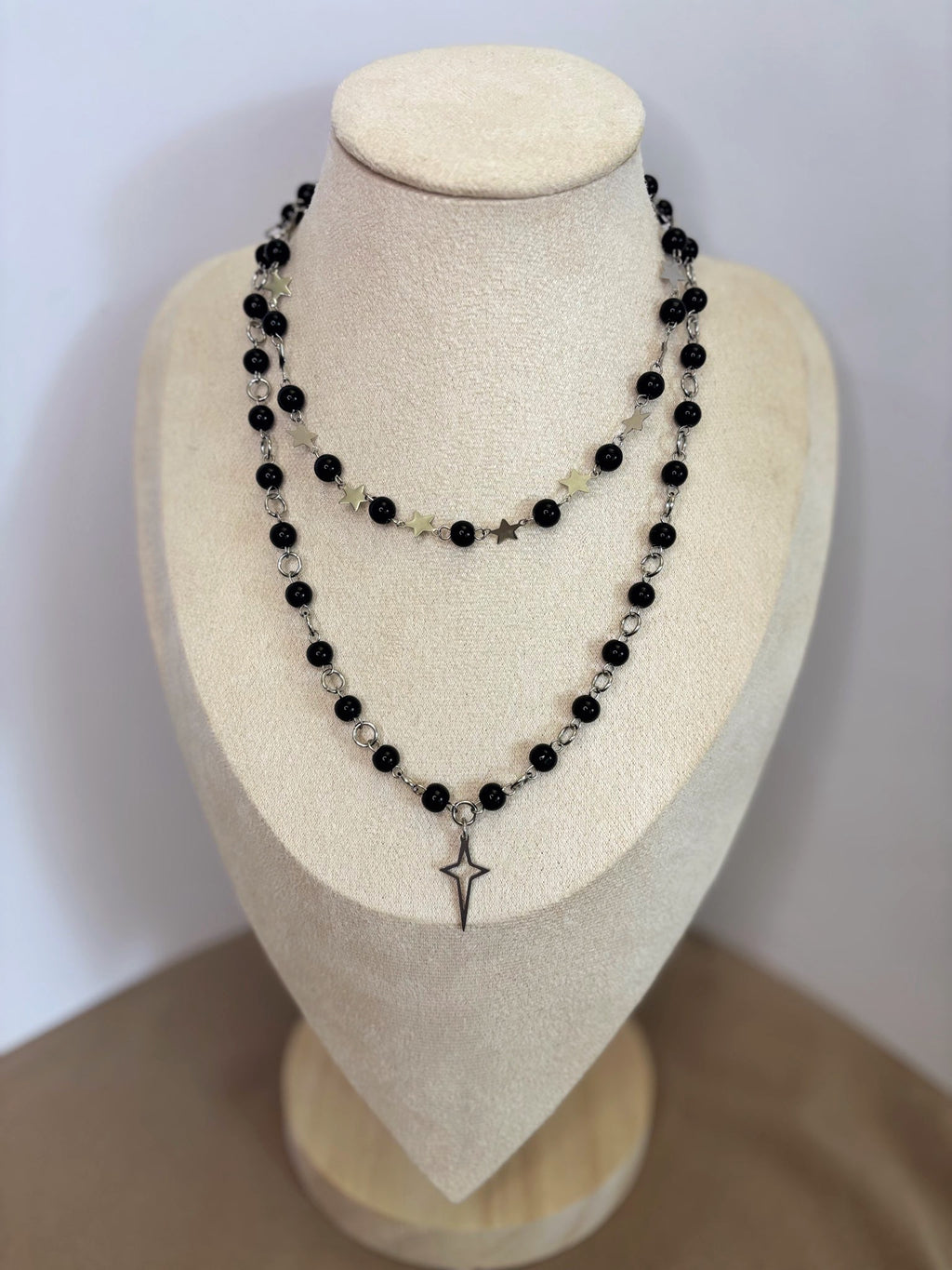 ✨ Midnight Star Necklace - Handmade Dark x Cute Jewelry