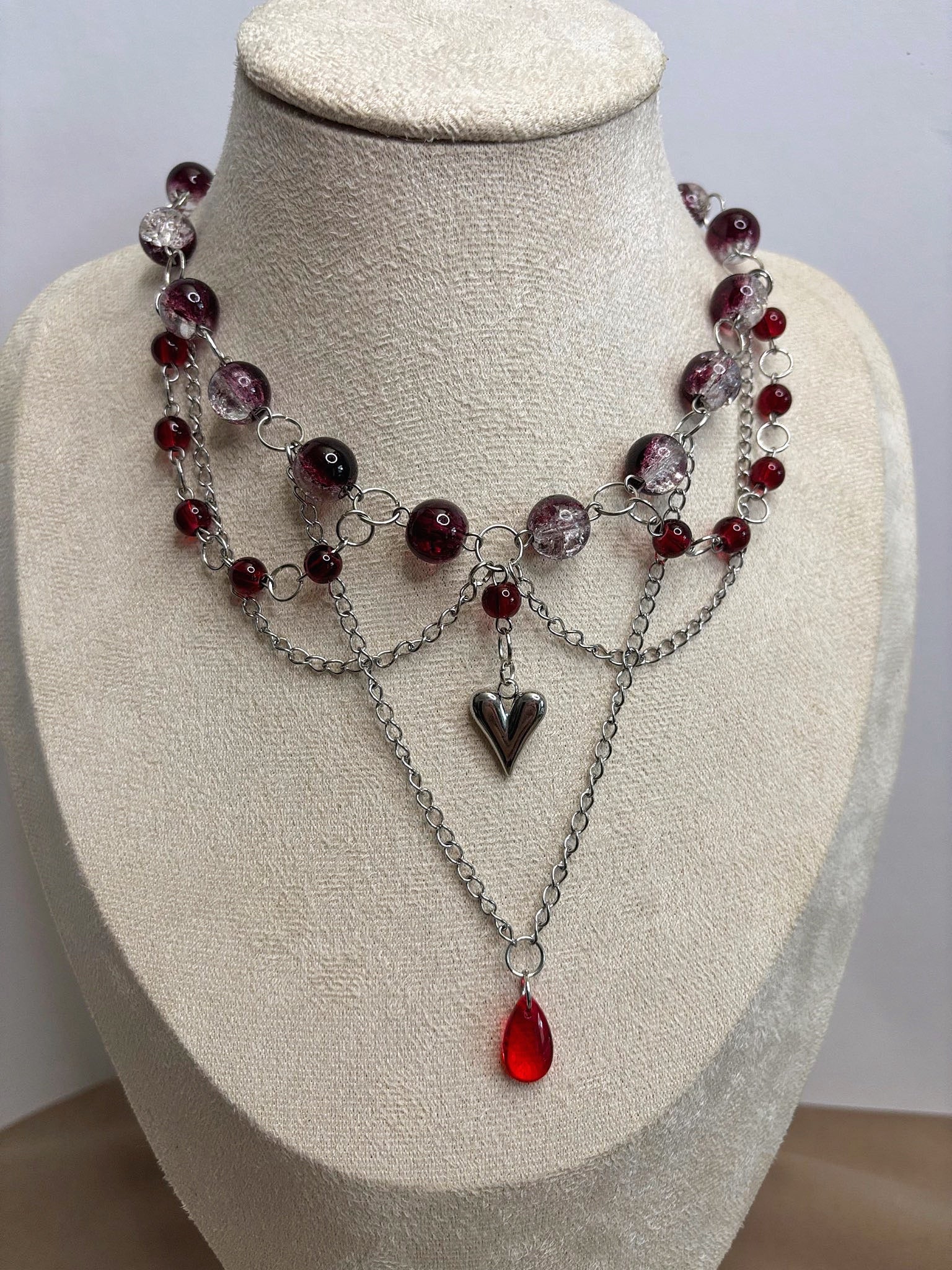 ❤️ Deep Love Necklace - Handmade Dark x Cute Jewelry