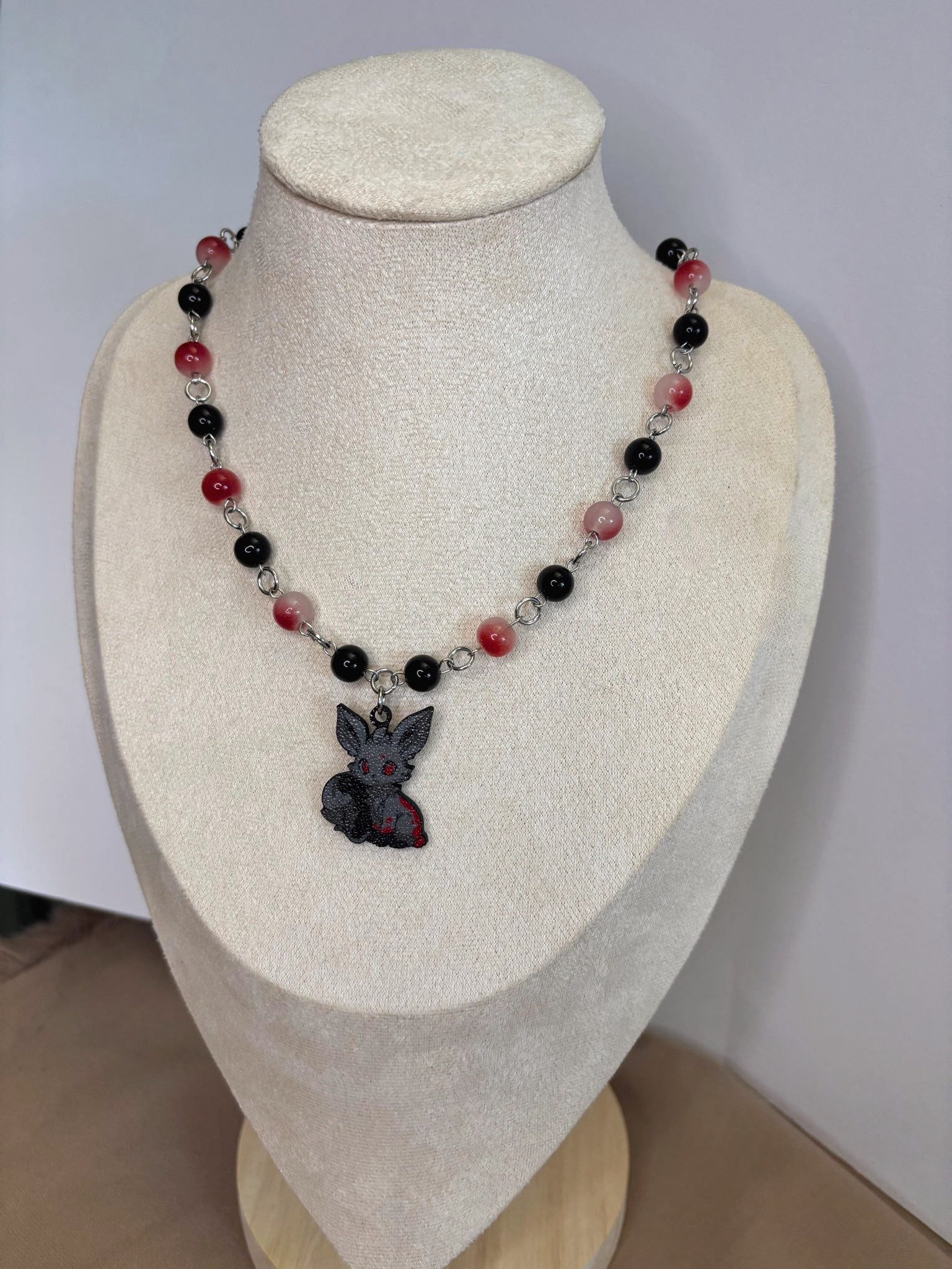 🦊 Shadow Fox Necklace - Handmade Dark x Cute Jewelry