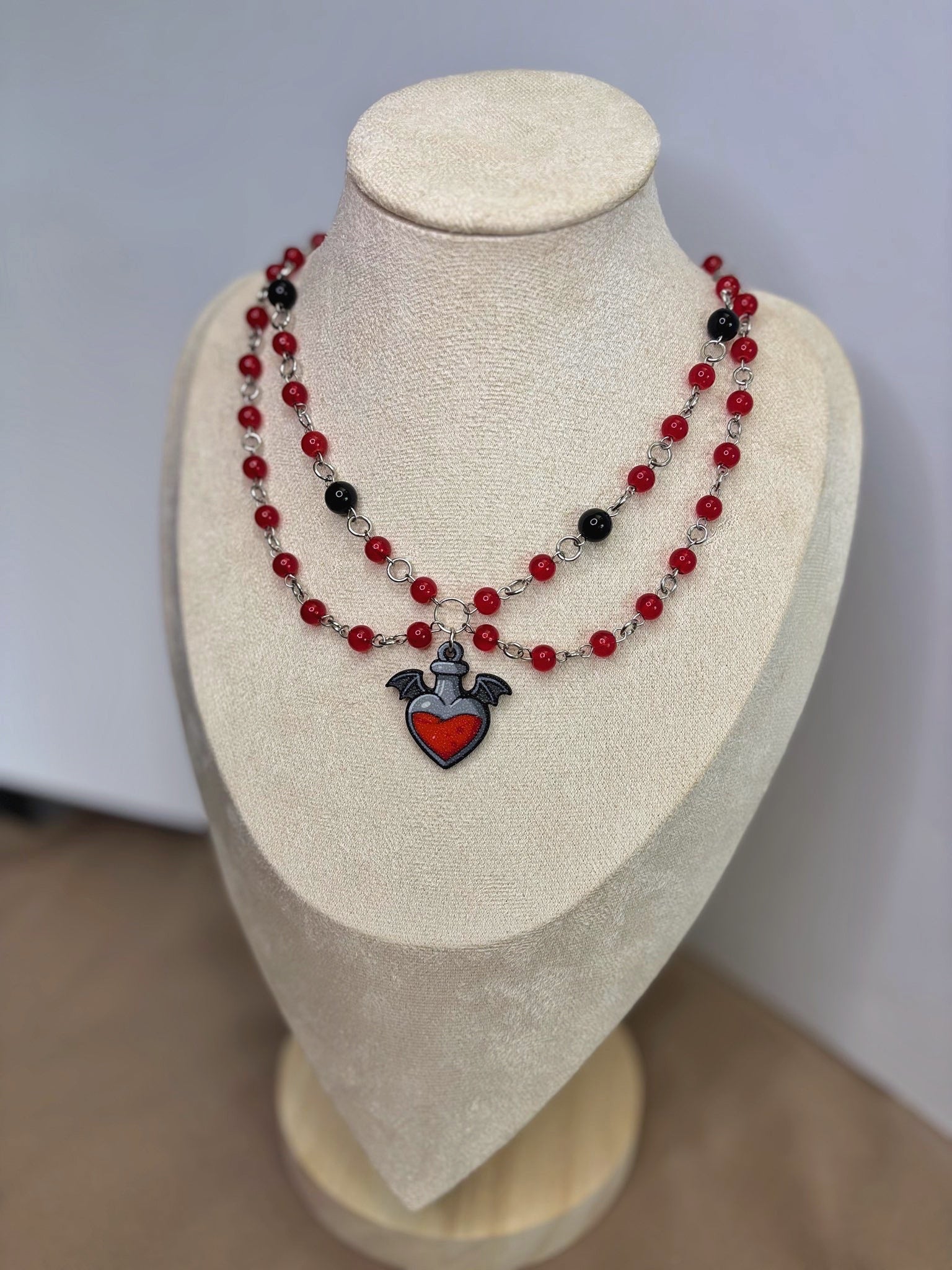 ❤️ Love Potion Necklace - Handmade Dark x Cute Jewelry