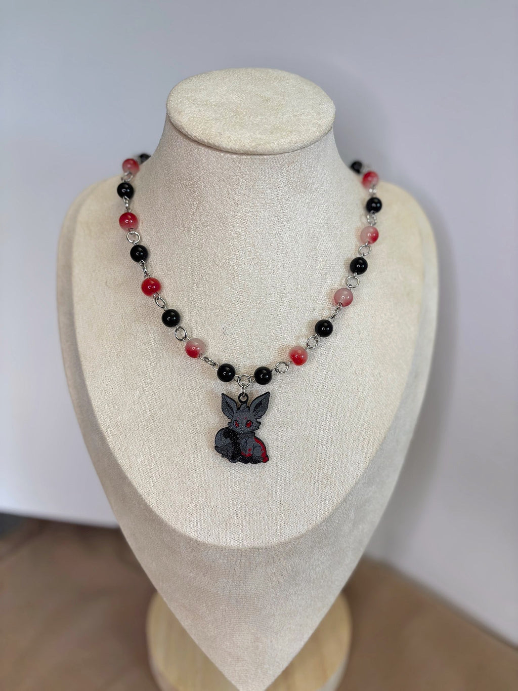 🦊 Shadow Fox Necklace - Handmade Dark x Cute Jewelry