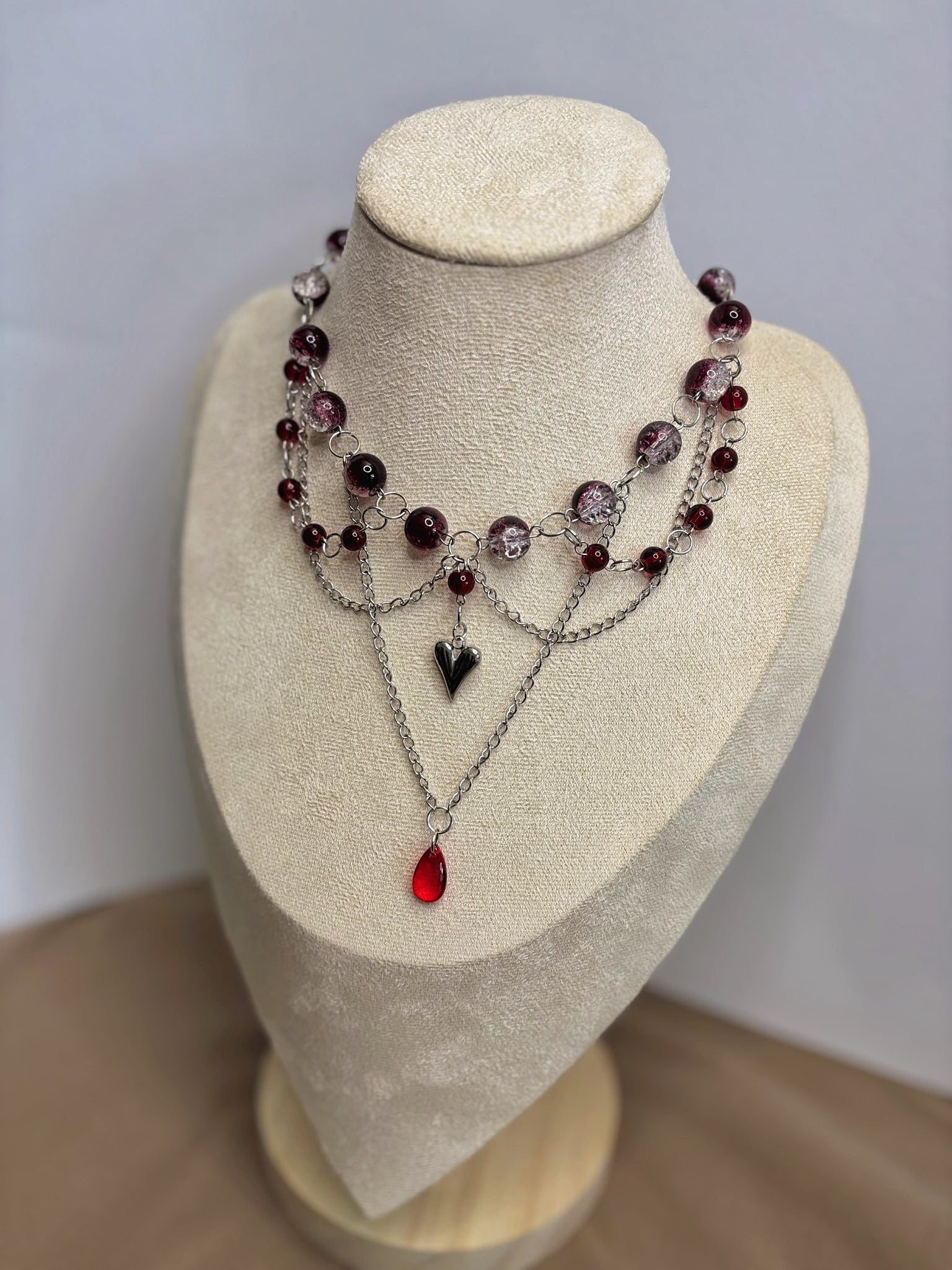 ❤️ Deep Love Necklace - Handmade Dark x Cute Jewelry