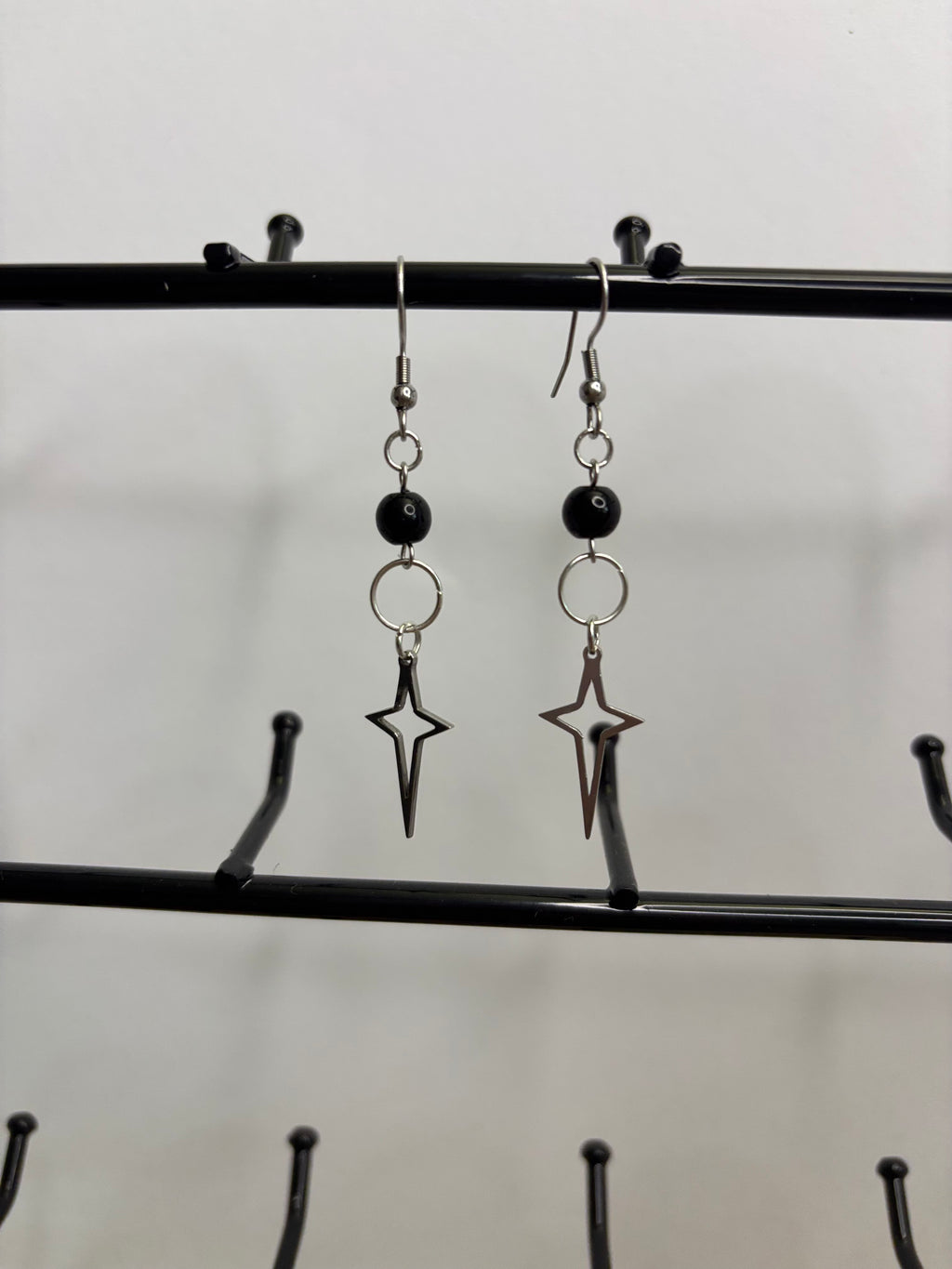 🌟 Star Spike Earrings - Handmade Dark x Cute Jewelry