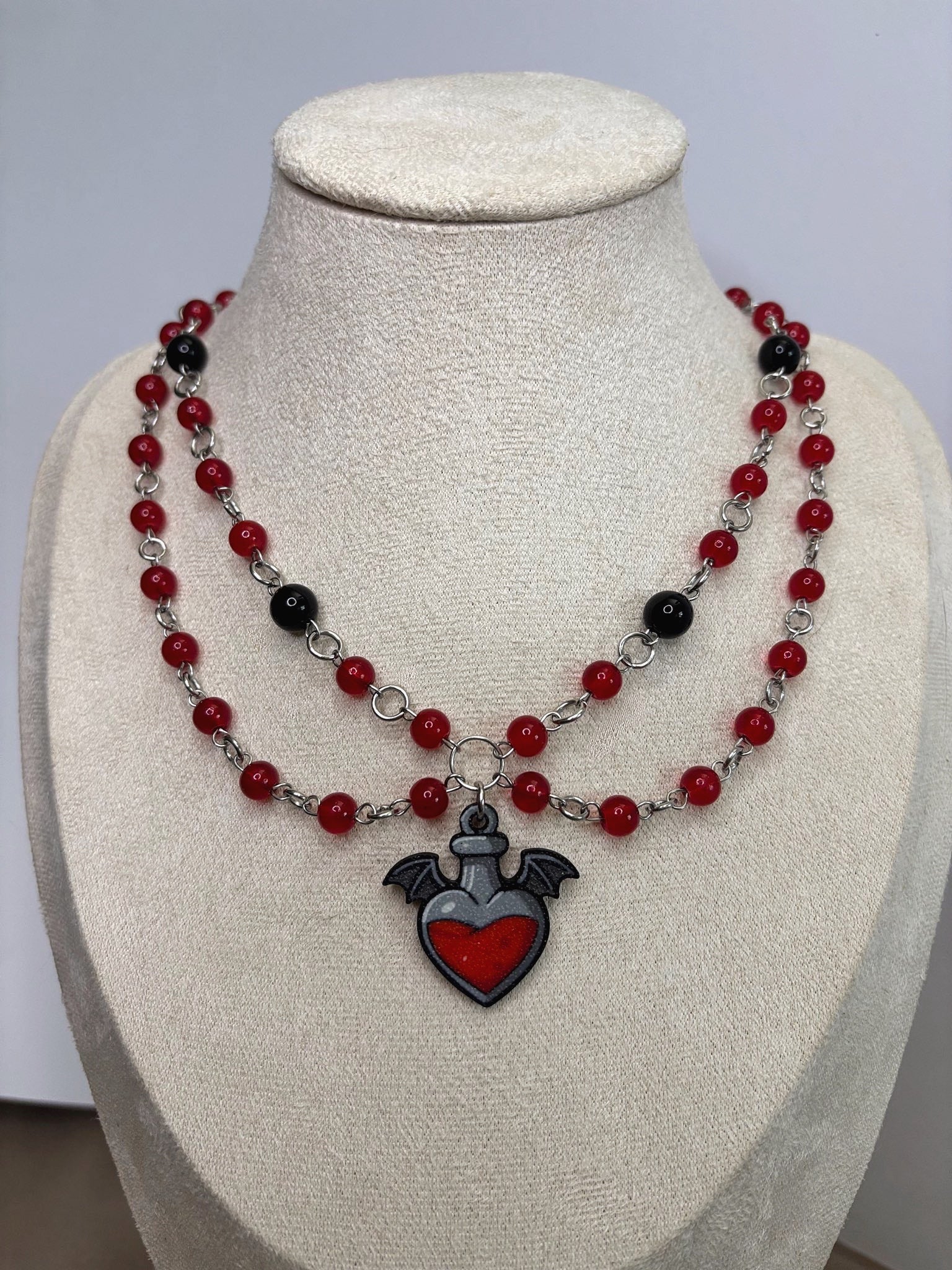 ❤️ Love Potion Necklace - Handmade Dark x Cute Jewelry