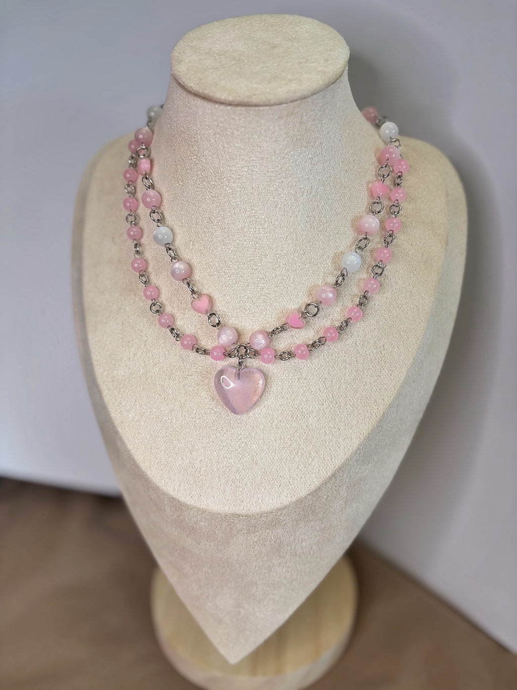 🩷 Moonblush Necklace - Handmade Dark x Cute Jewelry