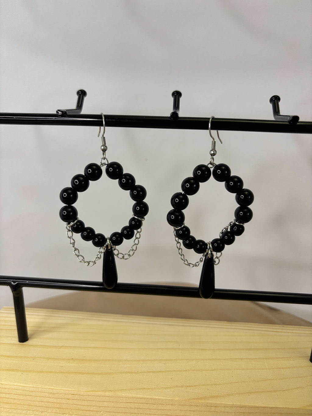 🖤 Midnight Tear Earrings - Handmade Dark x Cute Jewelry