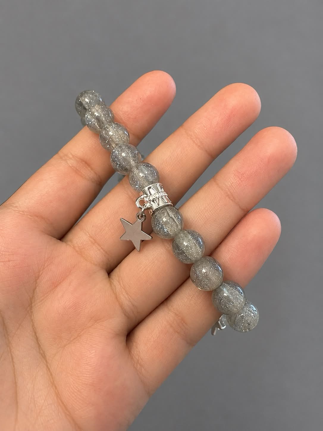 🩶Grey Star Bracelet