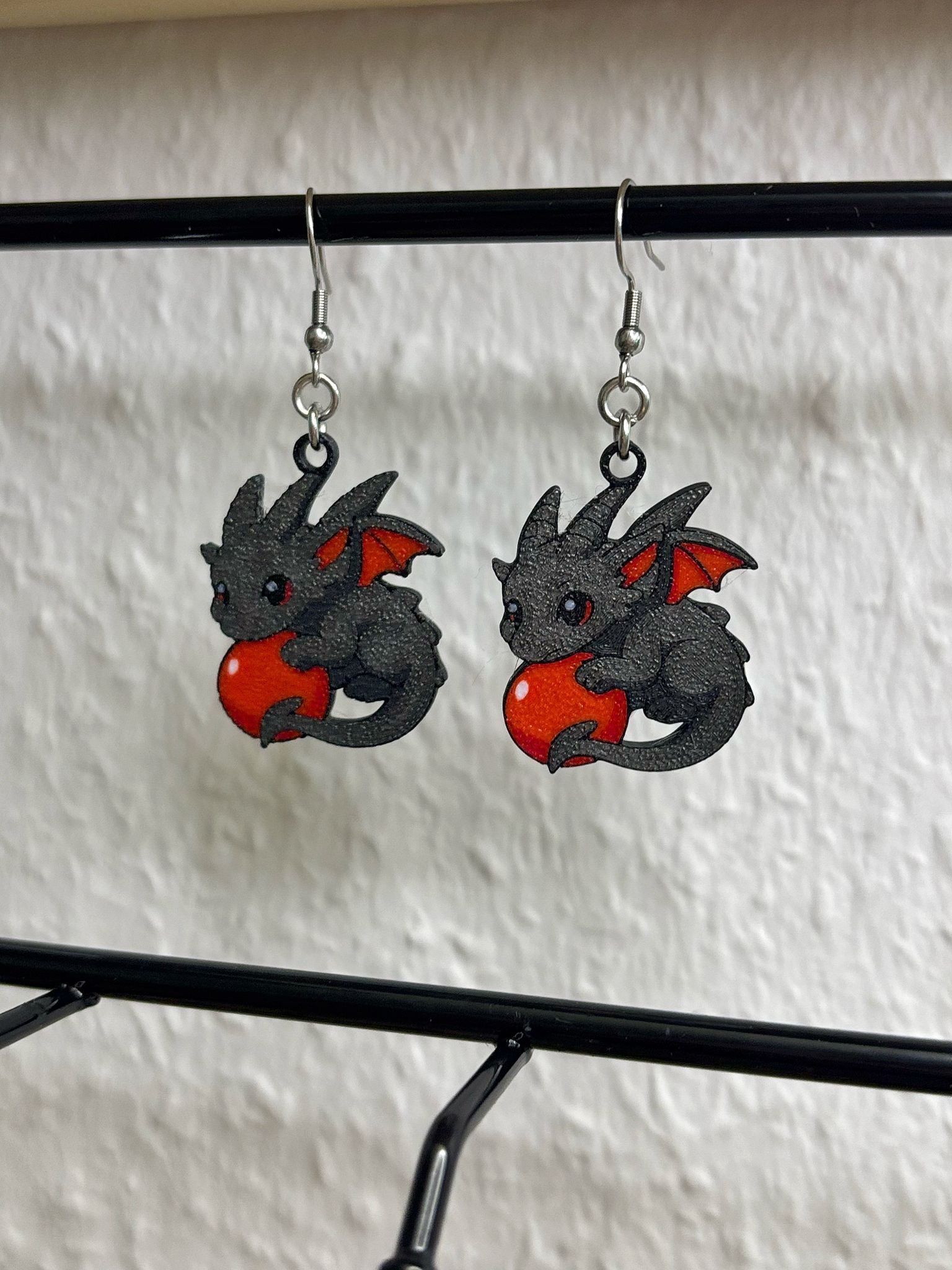 Dragon‘s Orb Earrings - Handmade dark x Cute Jewelry