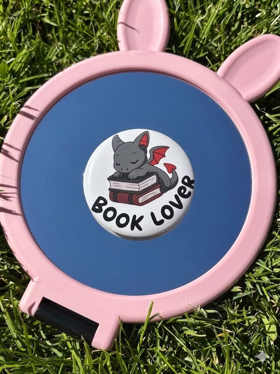 Book Lover Button