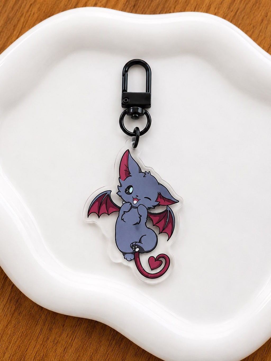 Baby Batcat Keychain