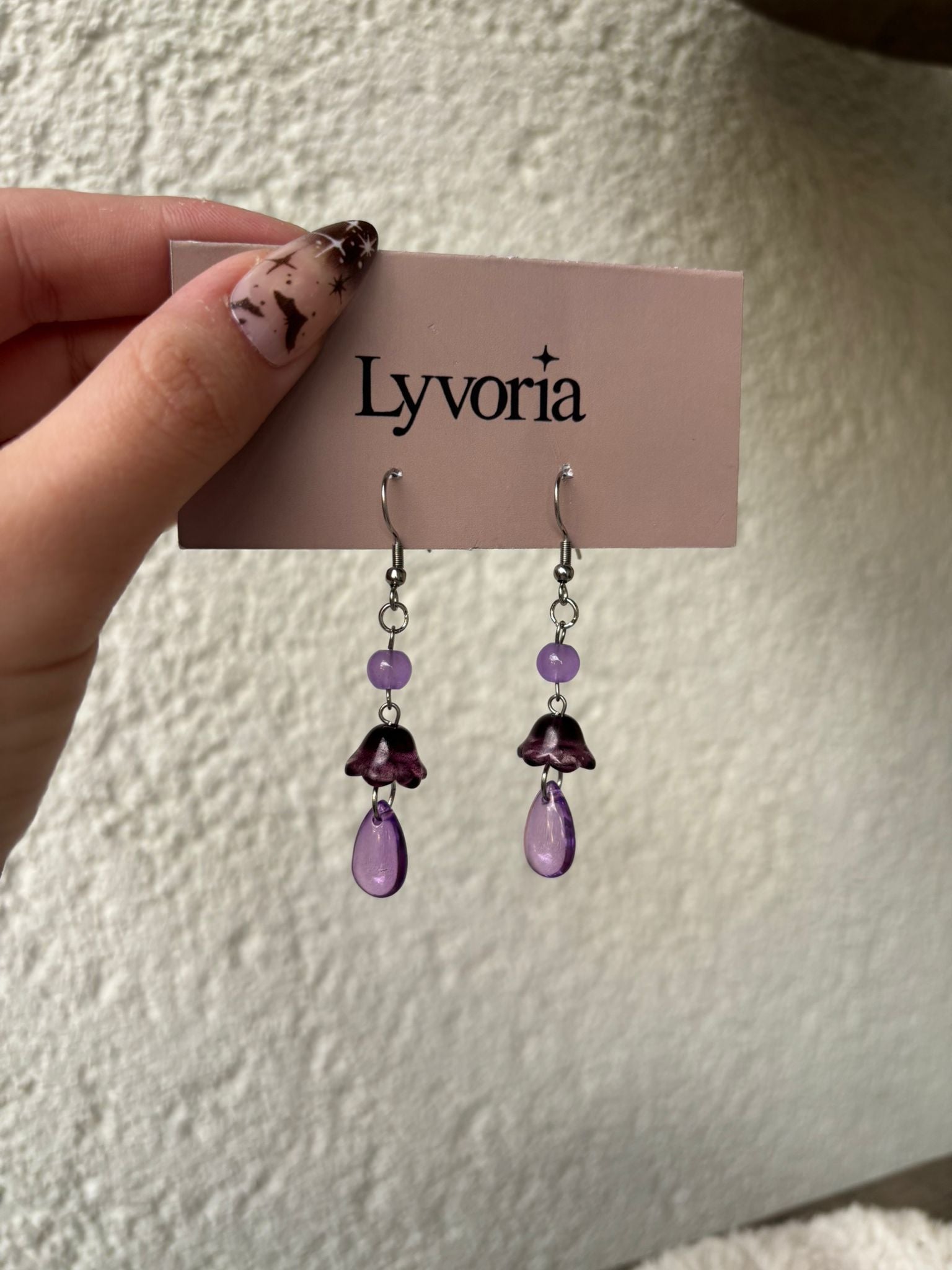 💜Fairy Bloom Earrings - Dark x Cute Handmade Jewelry