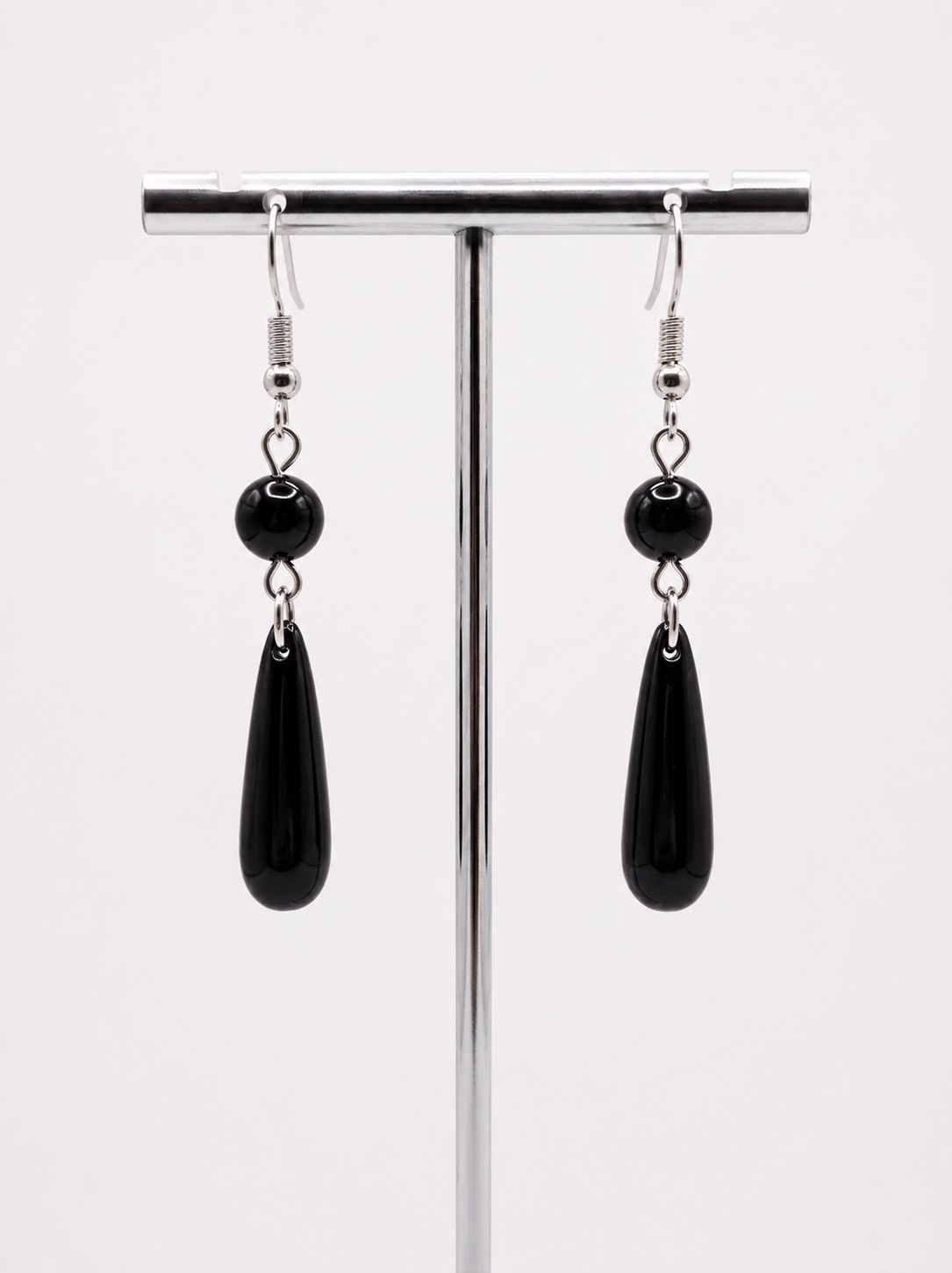 🩸 Midnight Drip Earrings Black - Handmade Dark x Cute Jewelry