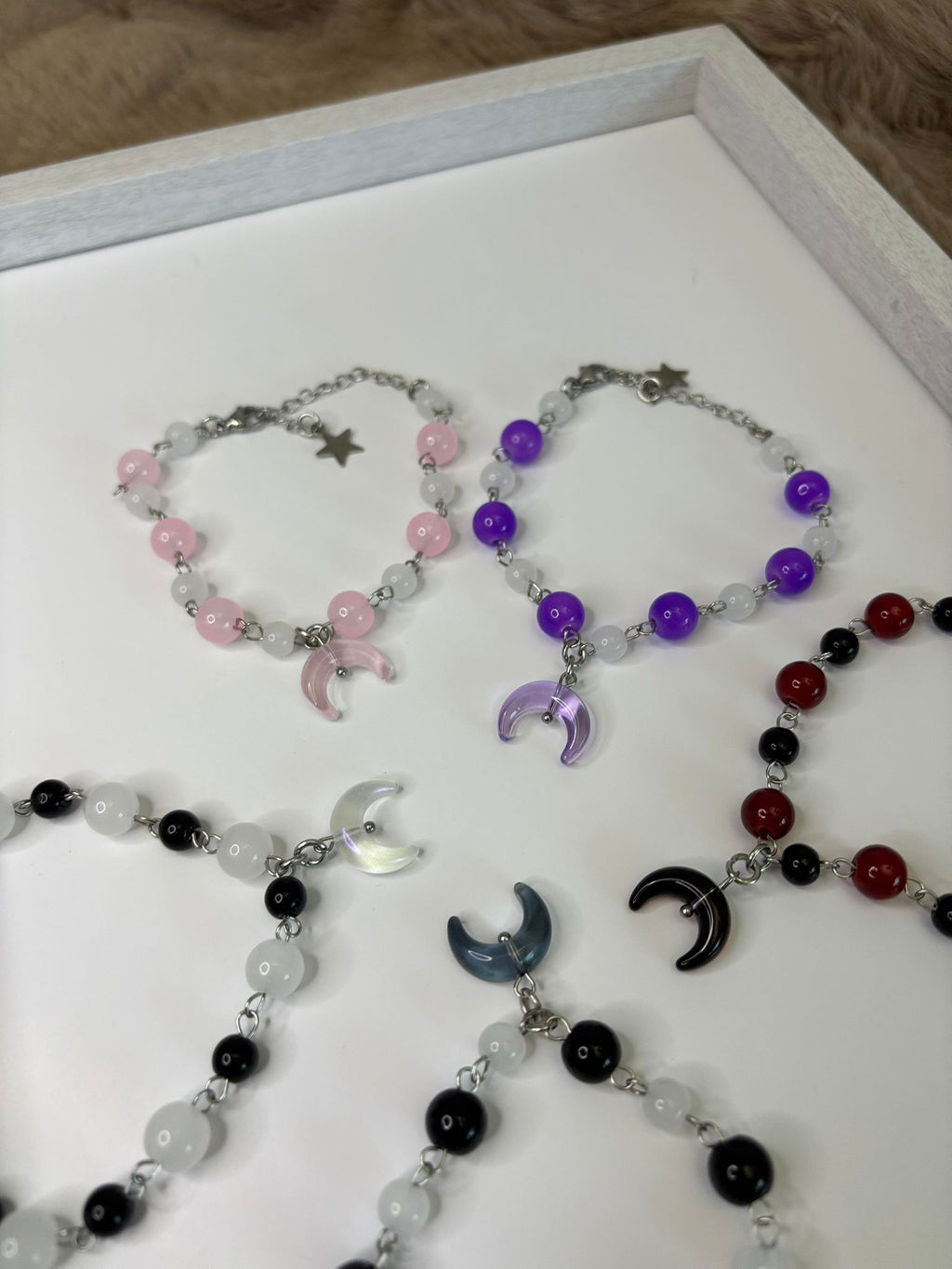 🌙 Baby Moon Bracelets - Dark x Cute Handmade Jewelry