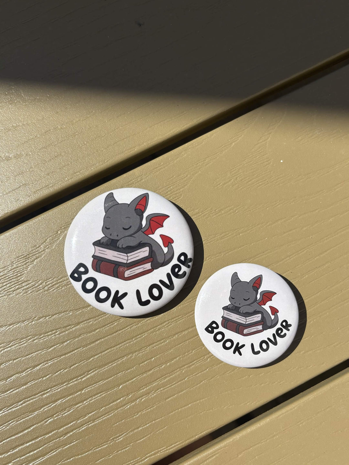 Book Lover Button