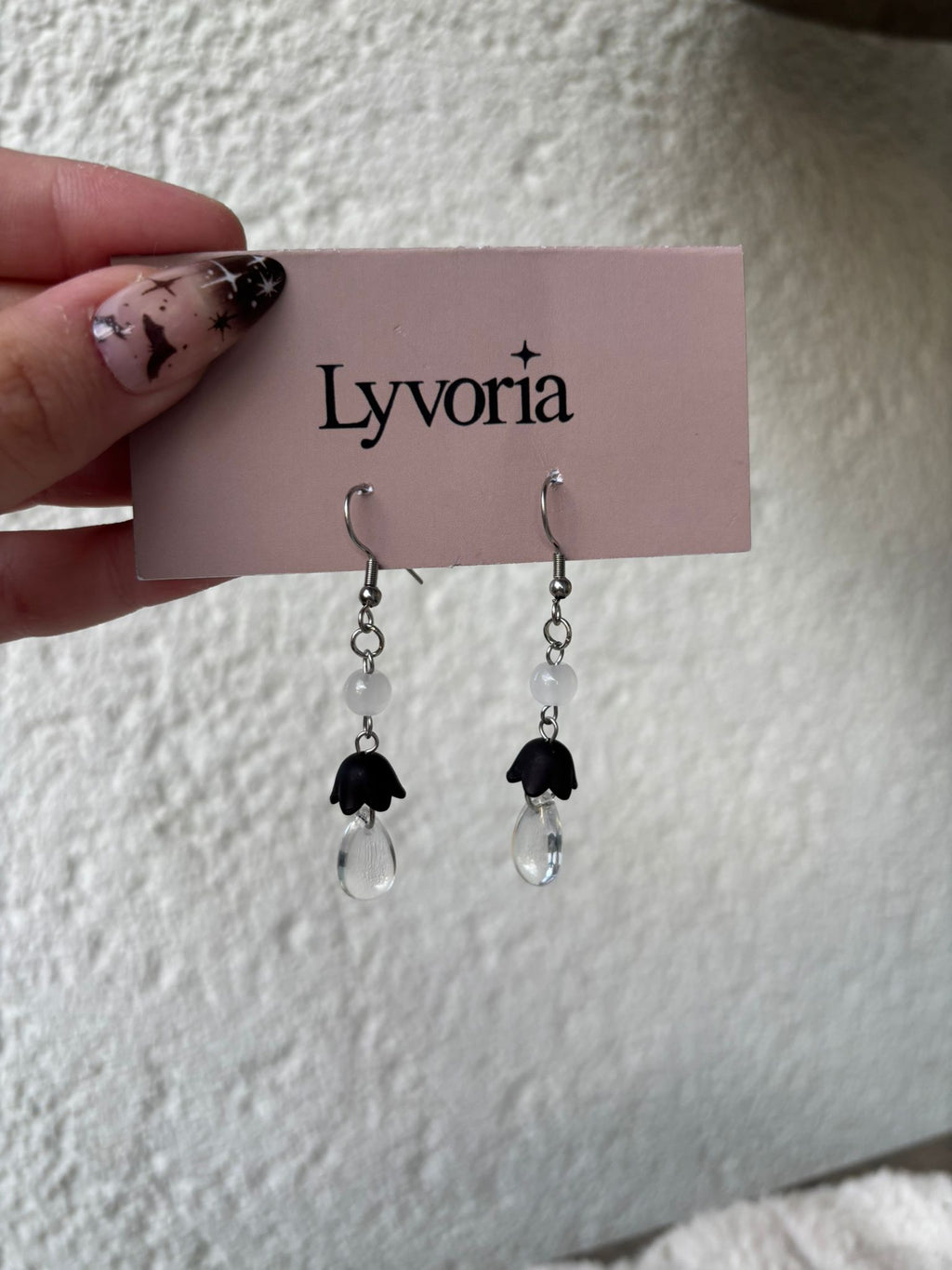 ❤ Luna Bloom Earrings - Dark x Cute Handmade Jewelry
