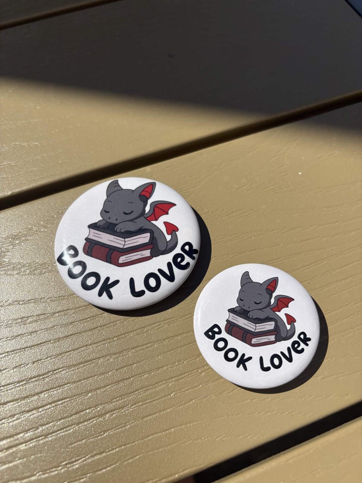 Book Lover Button