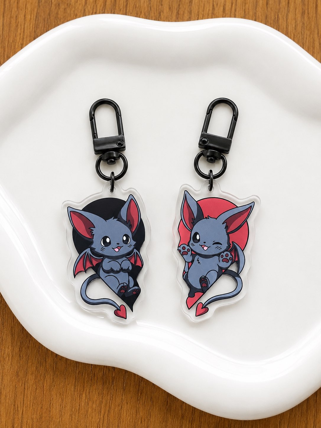 Heart Keychain Set