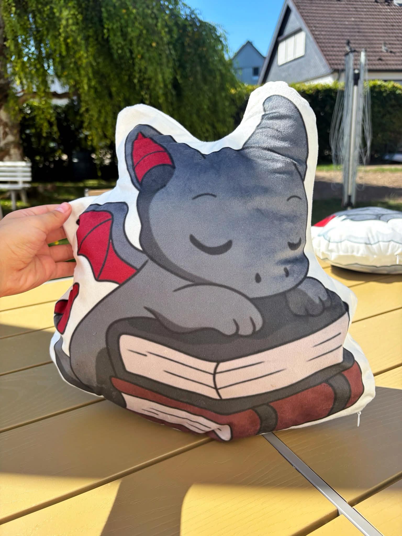 Book Lover Kissen 📚🐉