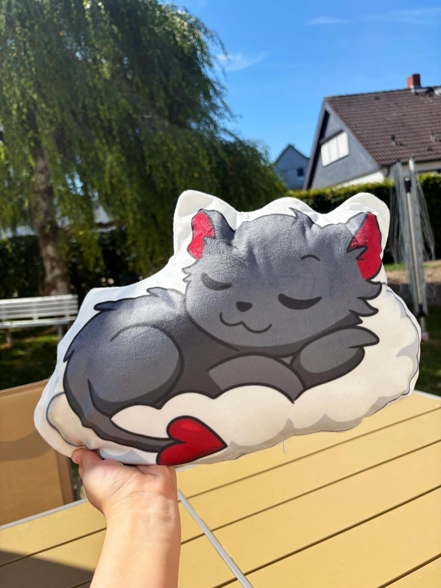 Sleeping Cat Kissen ☁️