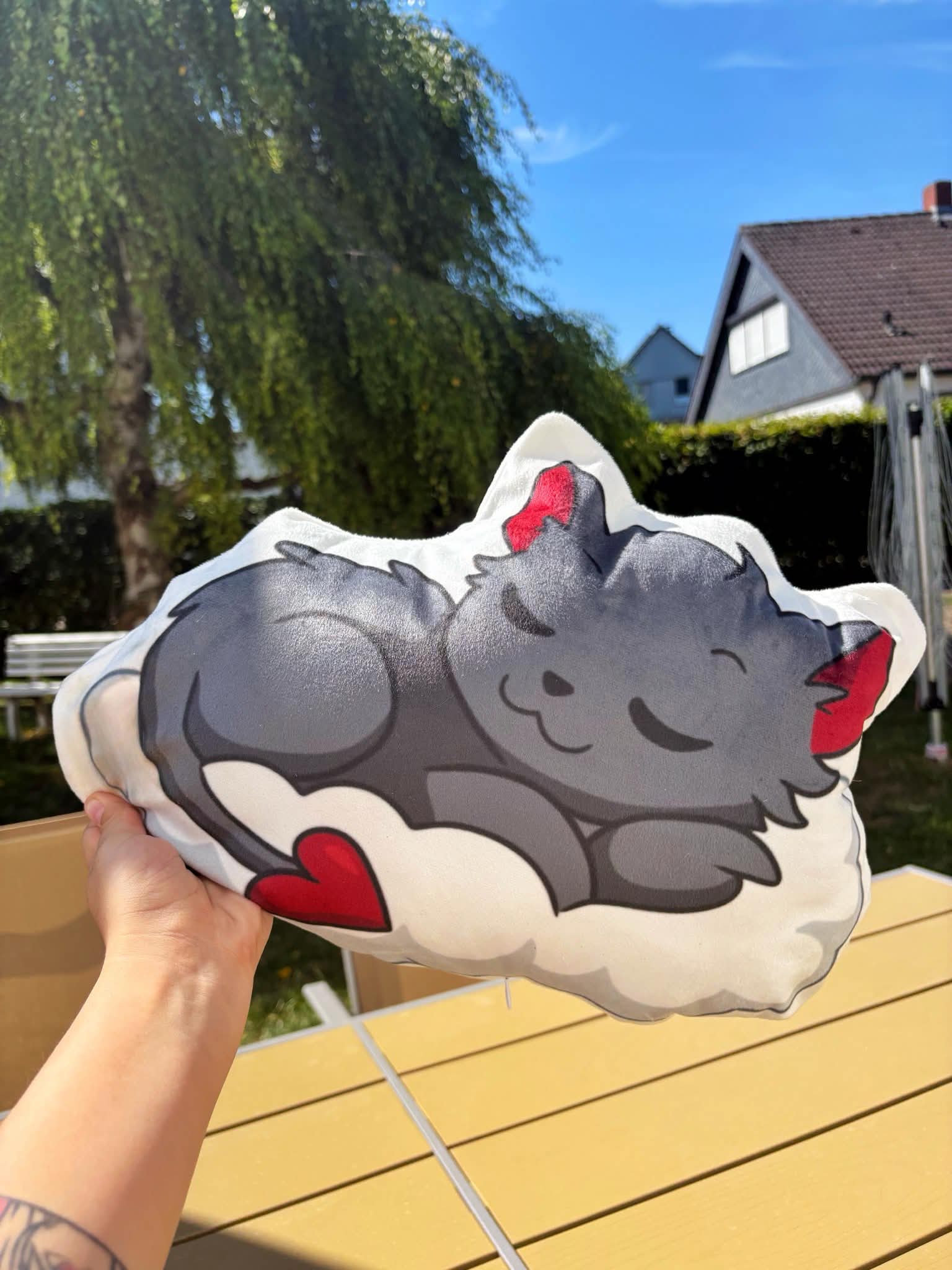Sleeping Cat Kissen ☁️