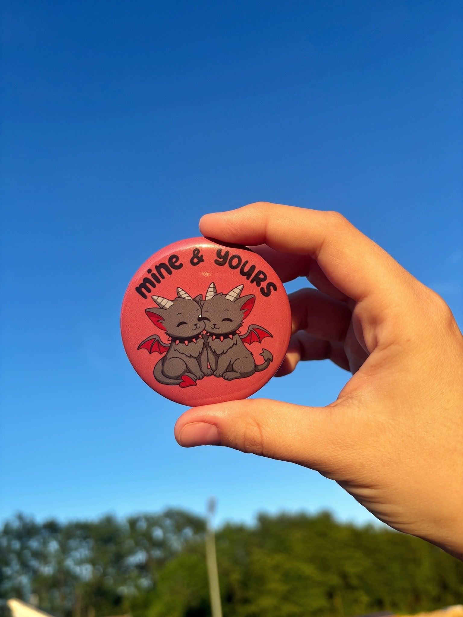 Mine & Yours Button
