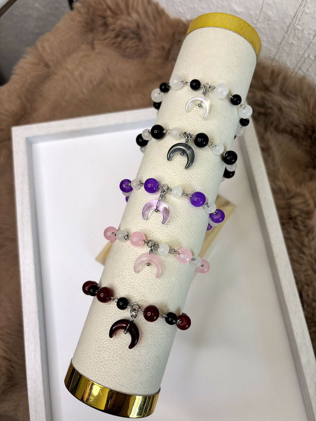 🌙 Baby Moon Bracelets - Dark x Cute Handmade Jewelry