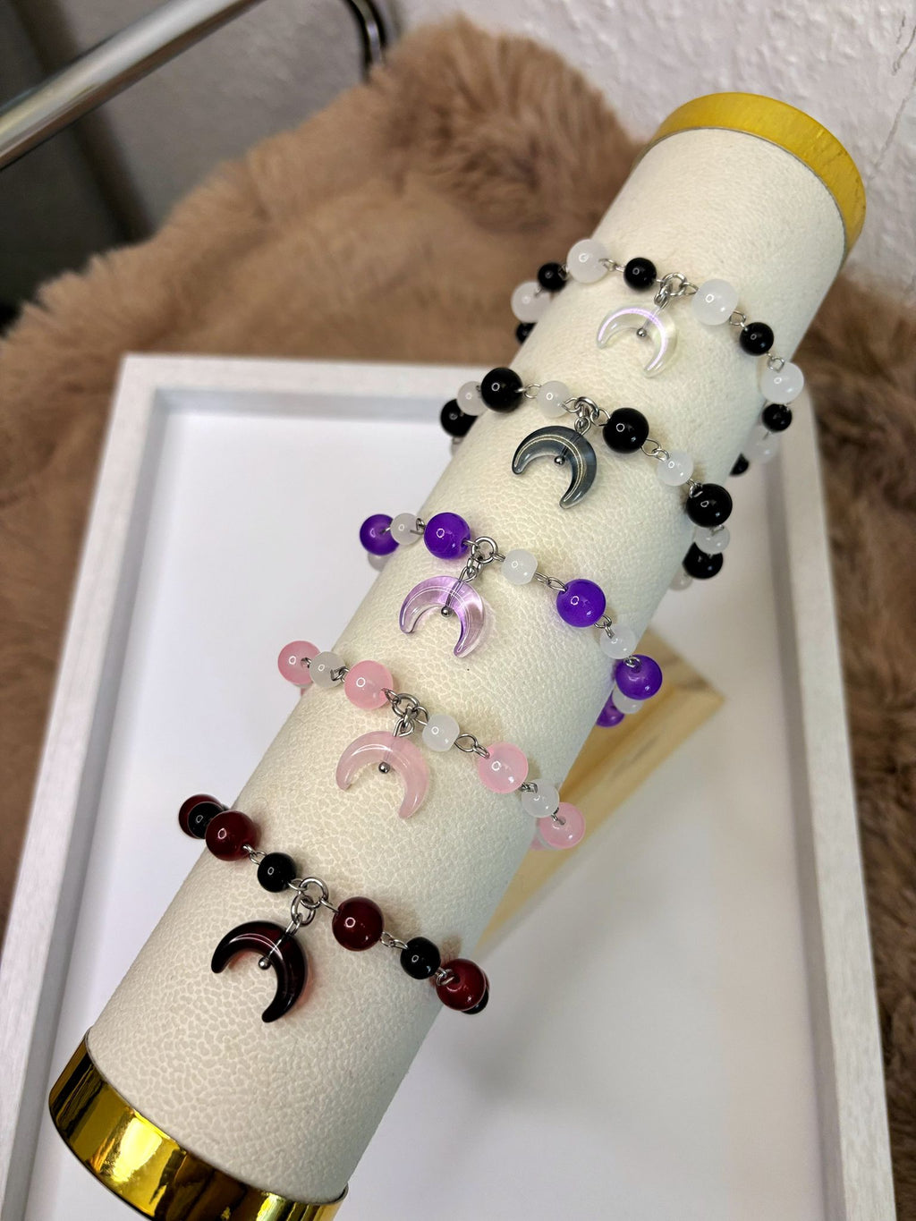 🌙 Baby Moon Bracelets - Dark x Cute Handmade Jewelry