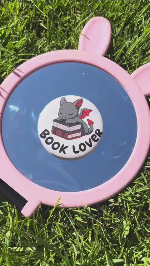 Book Lover Button